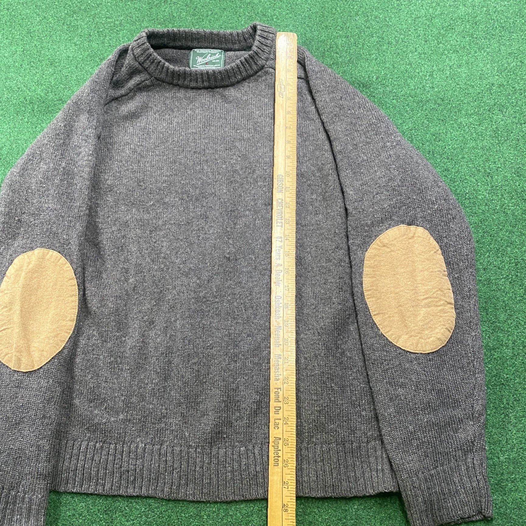 Vintage VINTAGE Woolrich Sweatshirt Mens XL Gray Wool 90S Graphic Print Crew Neck Pullover Size US XL / EU 56 / 4 - 6 Thumbnail