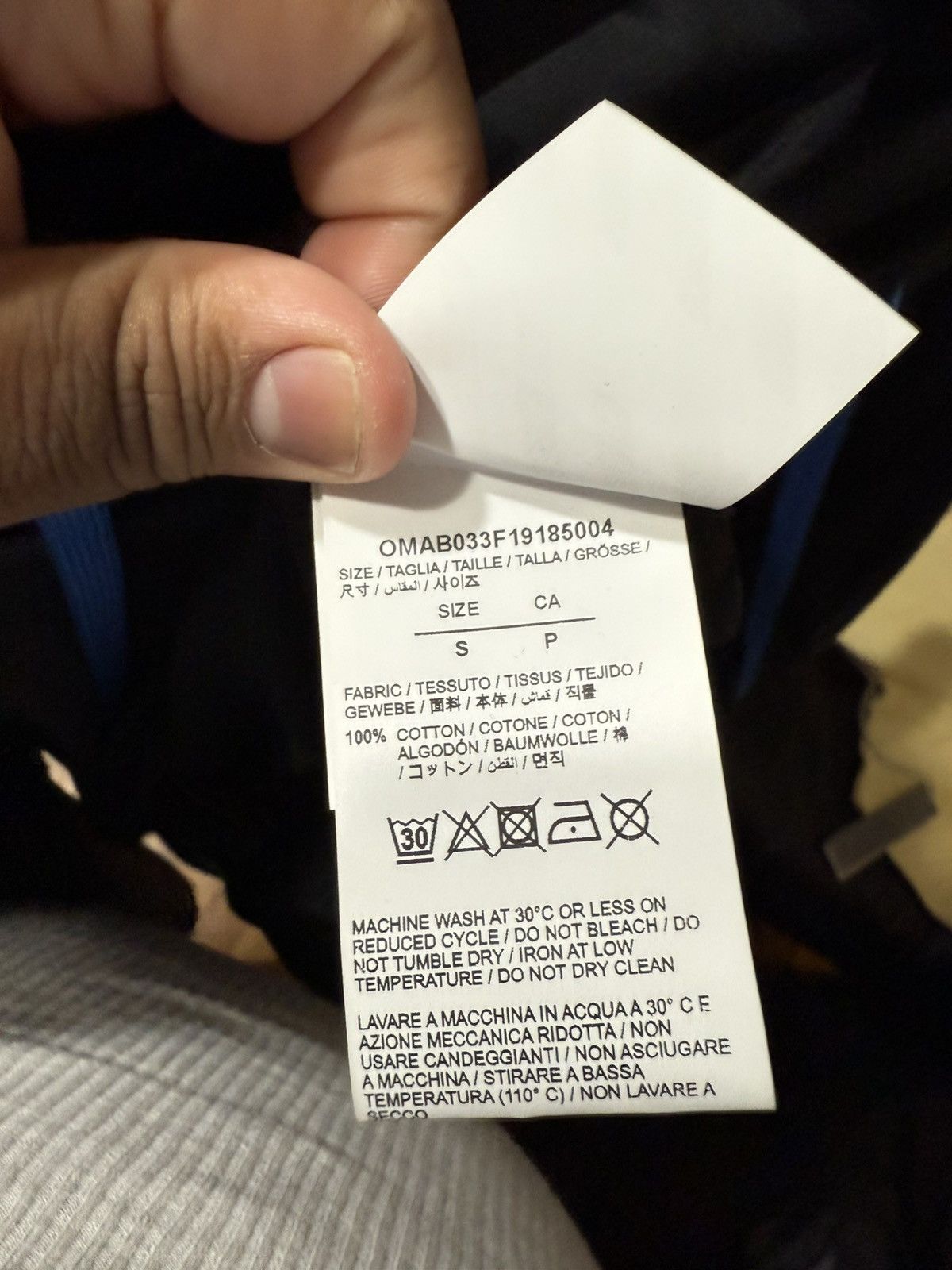 Off-White Off-White Pictogram Double Tee Hoodie Size Small Size US S / EU 44-46 / 1 - 7 Thumbnail
