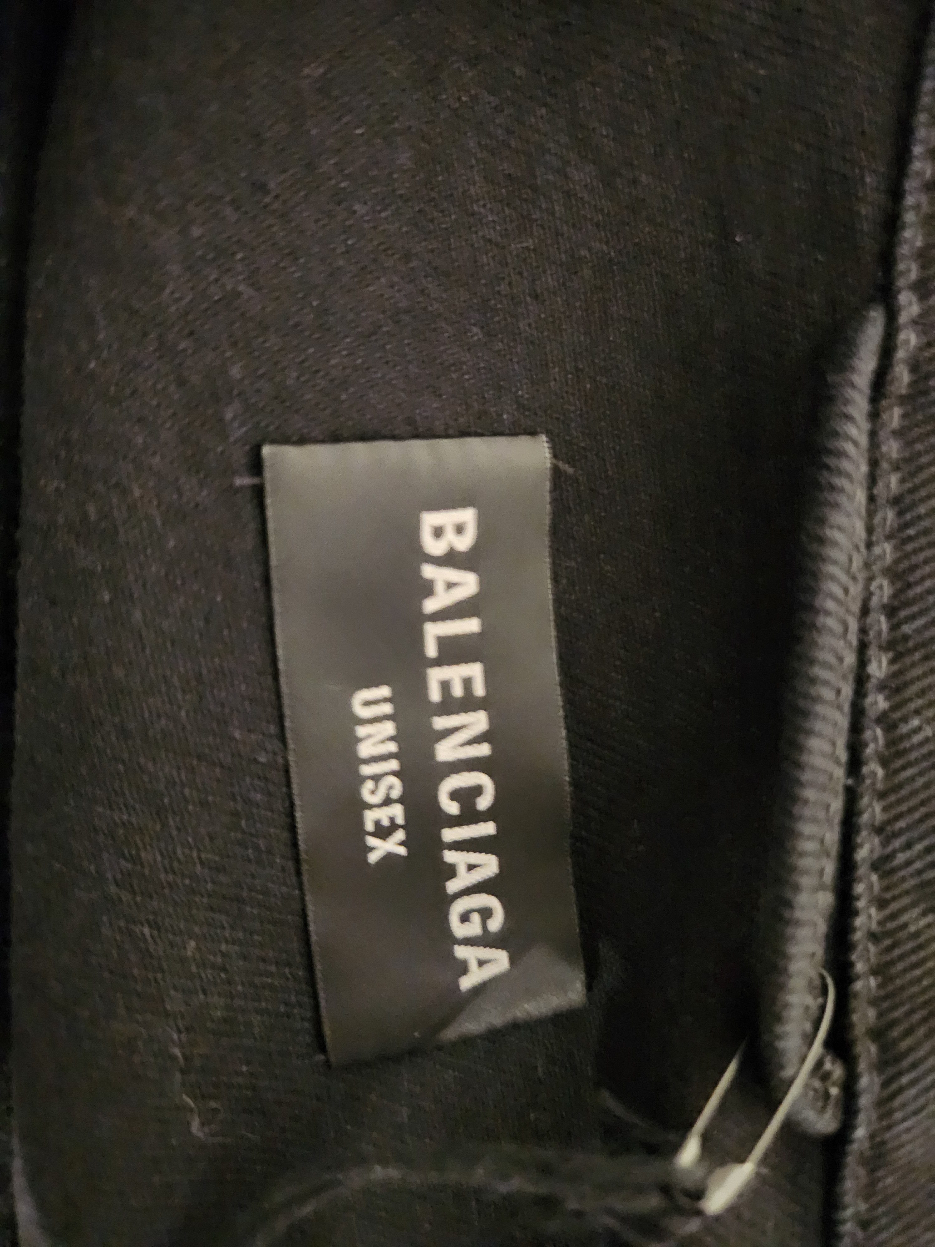 Balenciaga BALENCIAGA DENIM CAMPAIGN LOGO TAPE JACKET Size US S / EU 44-46 / 1 - 6 Thumbnail