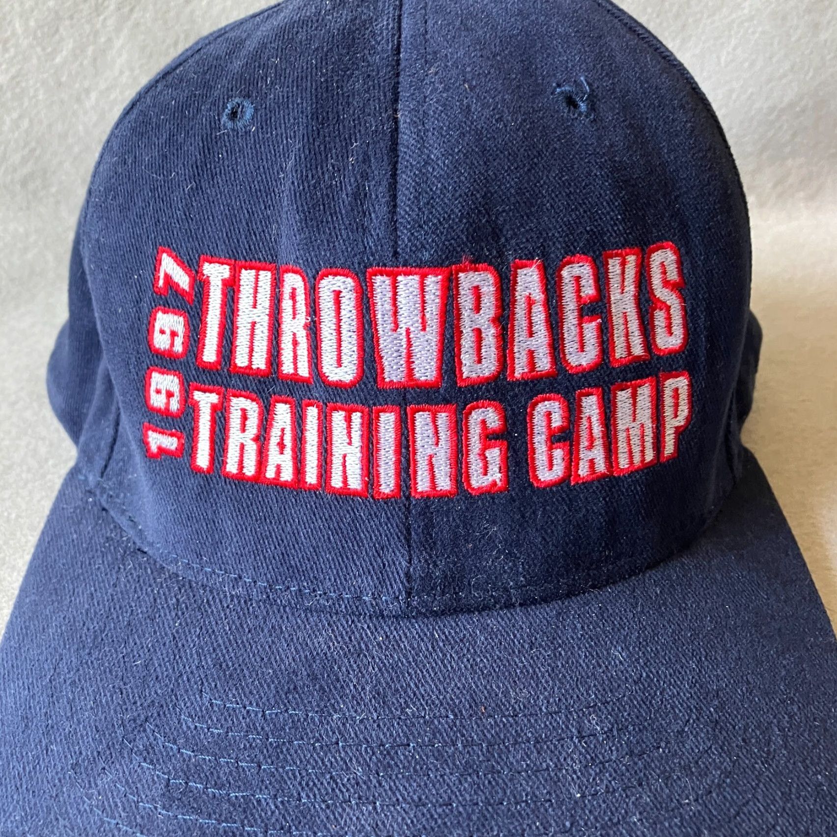 Champion Vintage Champion Snapback Hat Men's Blue 90s Outdoor Sports Casual Adjustable Twill Cap Size ONE SIZE - 2 Thumbnail