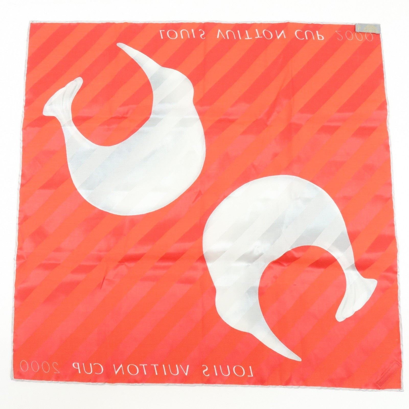 Louis Vuitton Louis Vuitton LV Cup Silk Scarf Red Size ONE SIZE - 1 Thumbnail