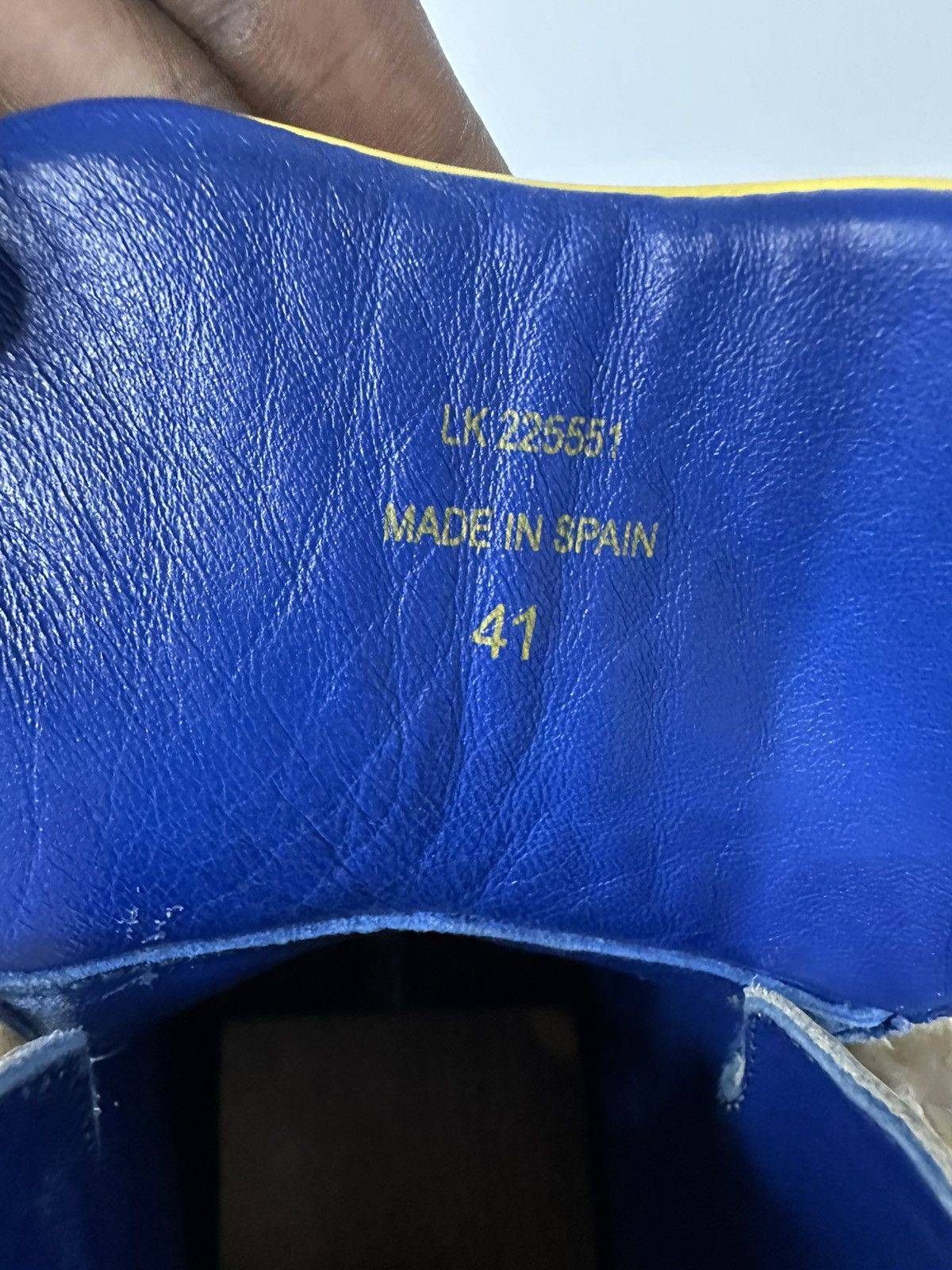 Yves Saint Laurent Vintage Yves Saint Laurent Yellow Patent Leather Y Sneakers. Size US 8 / EU 41 - 9 Thumbnail