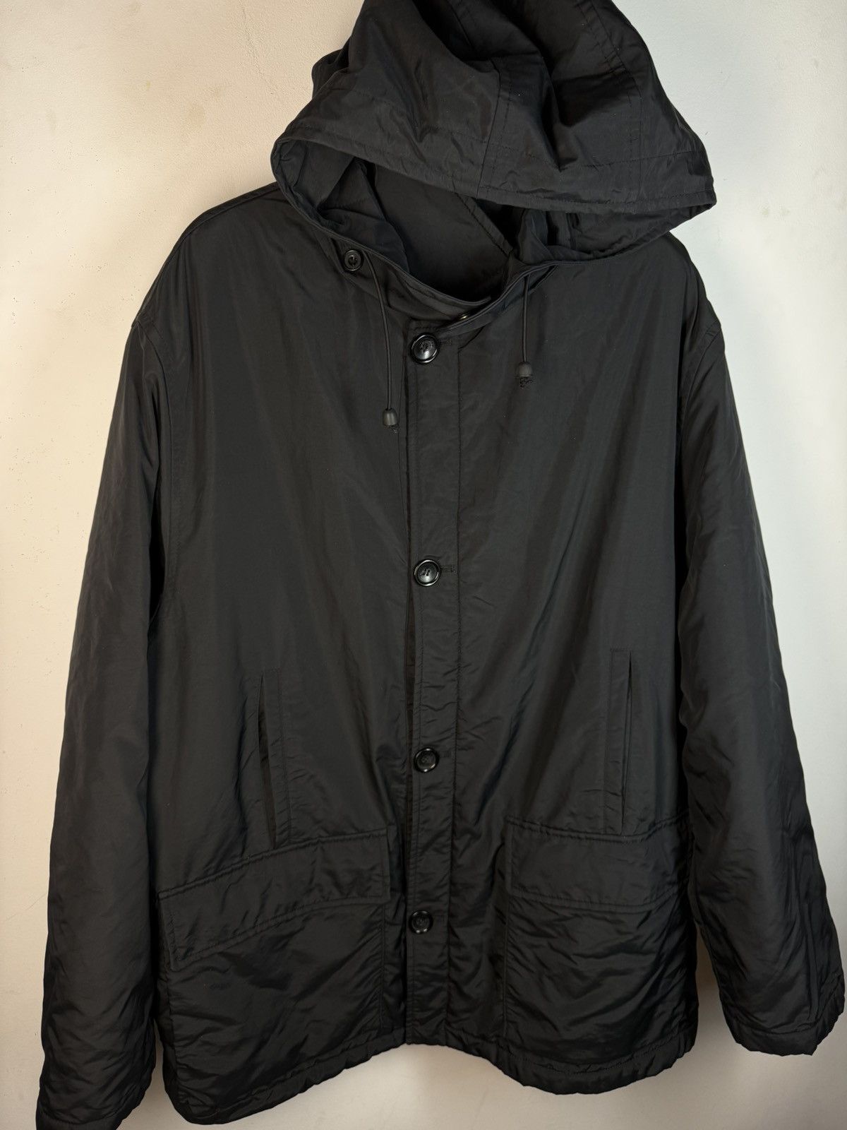 Yves Saint Laurent Winter Black YSL Jacket Parka Warm YSL Parka Size US XL / EU 56 / 4 - 18 Thumbnail