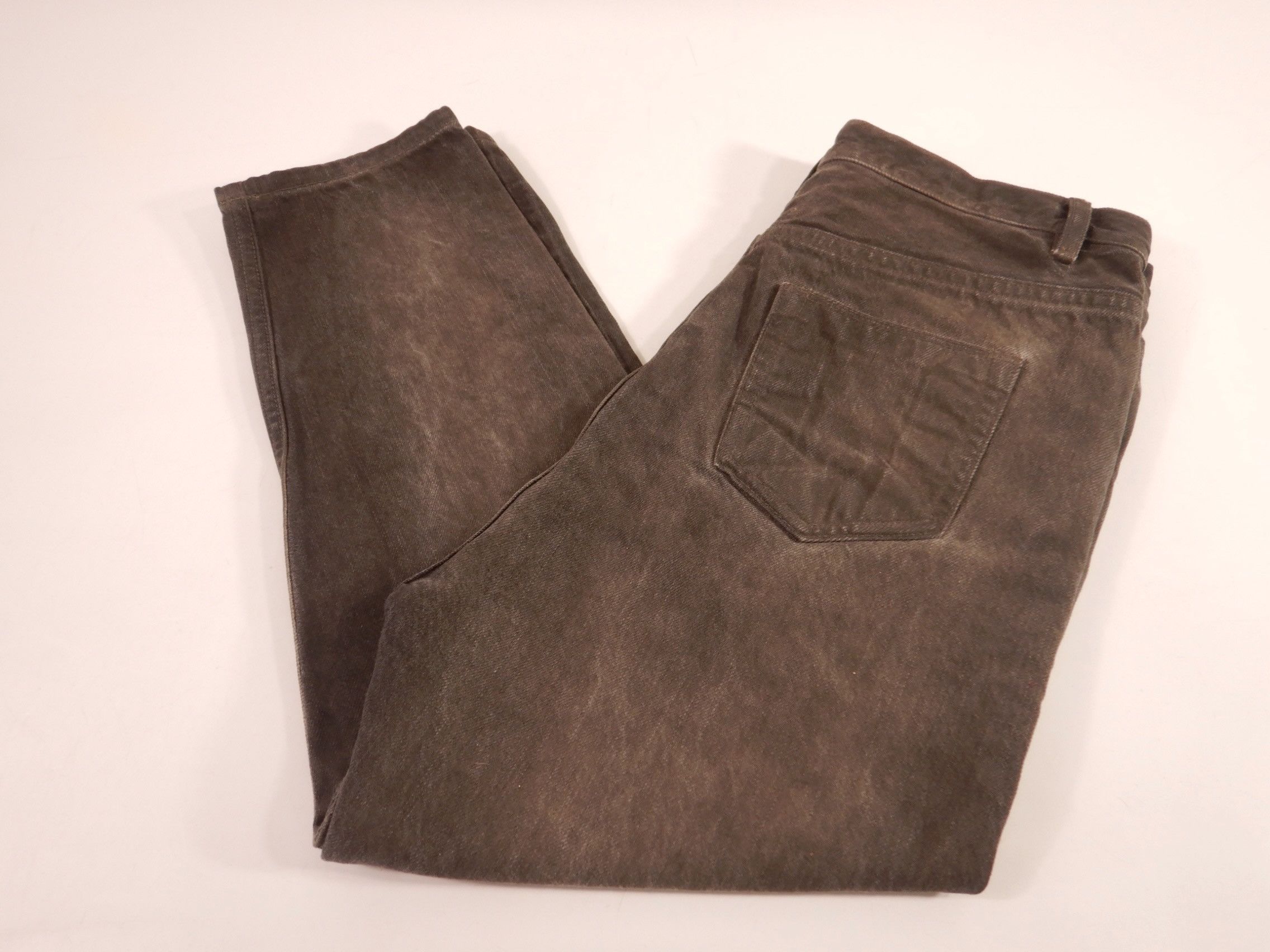 Rick Owens Drkshdw Rick Owens DRKSHDW F/W 15 Sphinx Cut Denim Selvedge Jeans Size US 26 / EU 42 - 3 Thumbnail