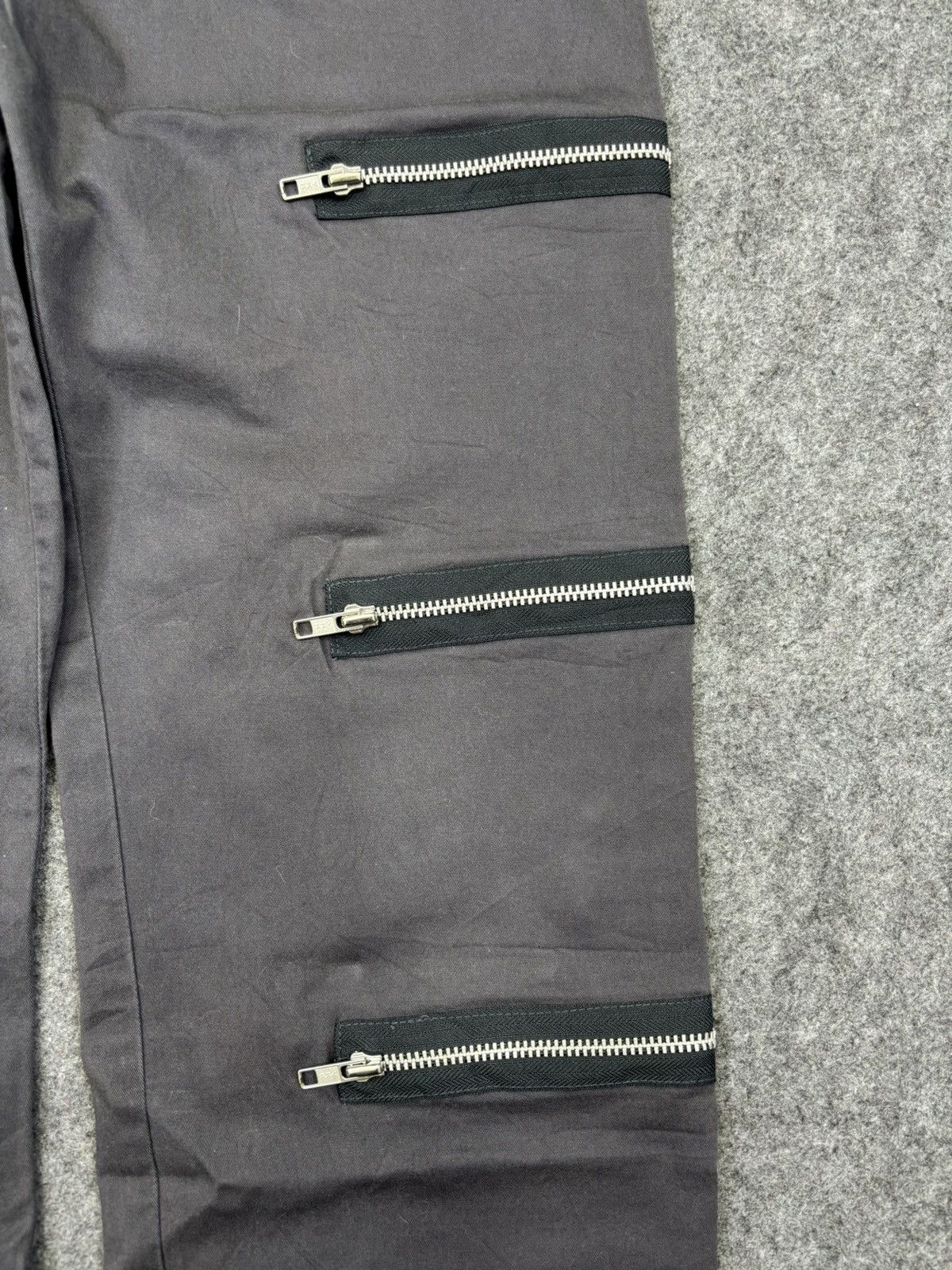 Japanese Brand 💥Punk💥SLASH NUMBER Japan MultiZippe Seditionaries Pant F728 Size US 30 / EU 46 - 5 Thumbnail