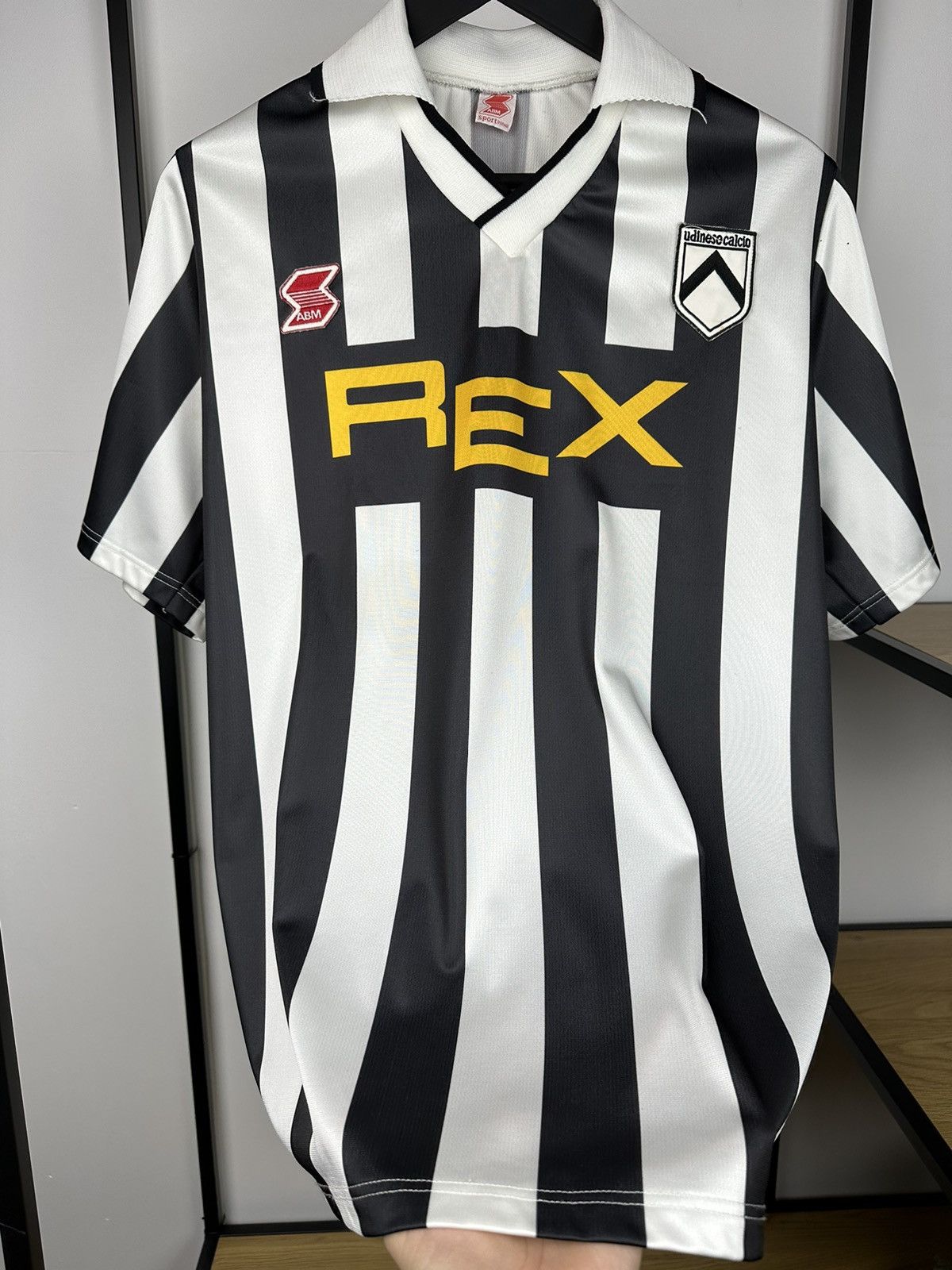 Vintage Rare 80s Udinese ABM Soccer Jersey 1988-90 Maglia Vintage L Size US L / EU 52-54 / 3 - 4 Thumbnail