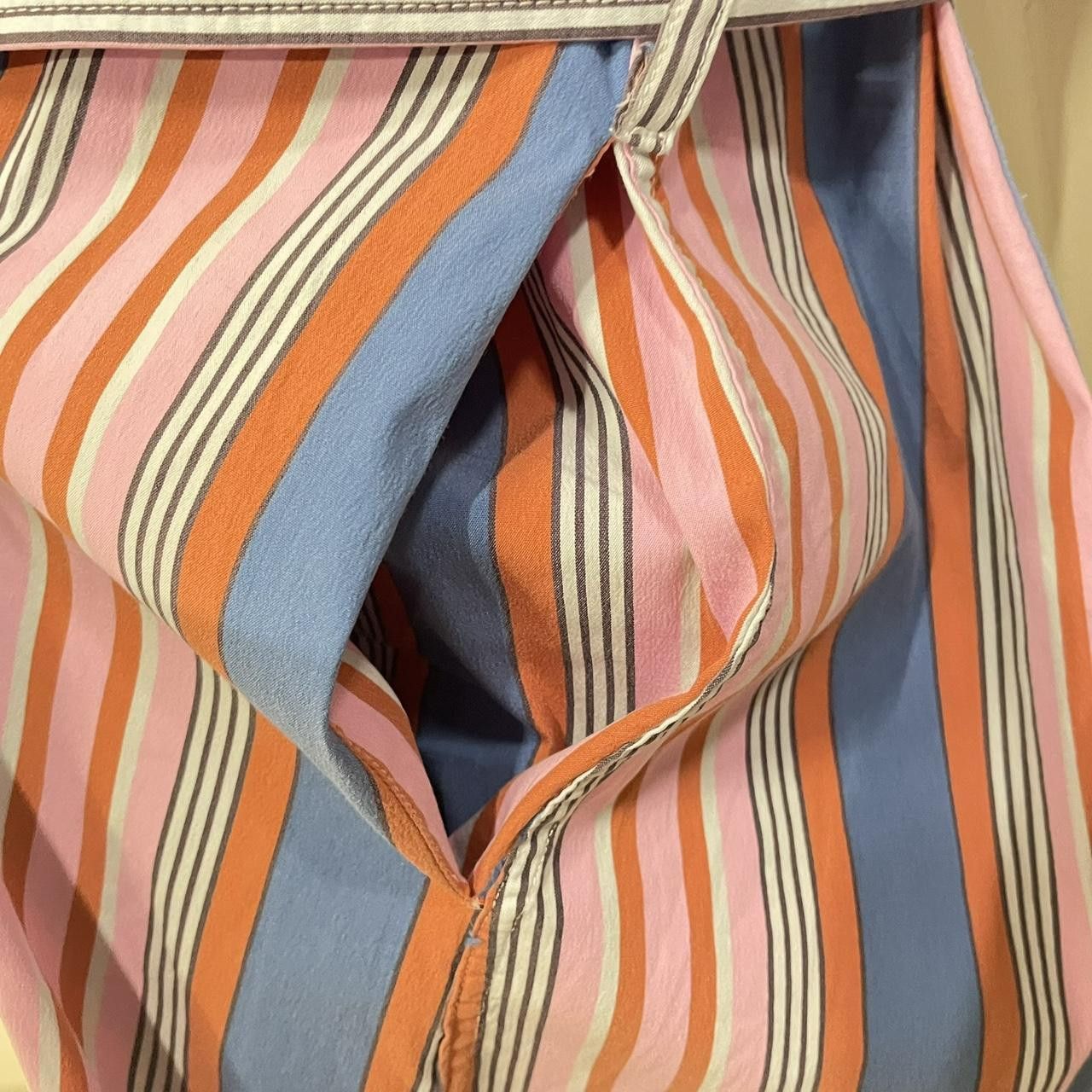 Other Eclettica Milano Vintage 90s Striped Cotton Midi Size M / US 6-8 / IT 42-44 - 6 Thumbnail
