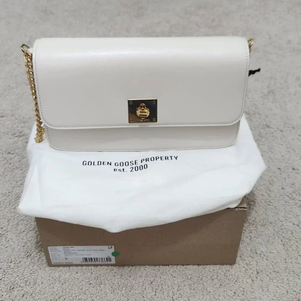 Golden Goose Golden Goose Gioia Bag in butter-colored boarded leather Size ONE SIZE - 2 Thumbnail