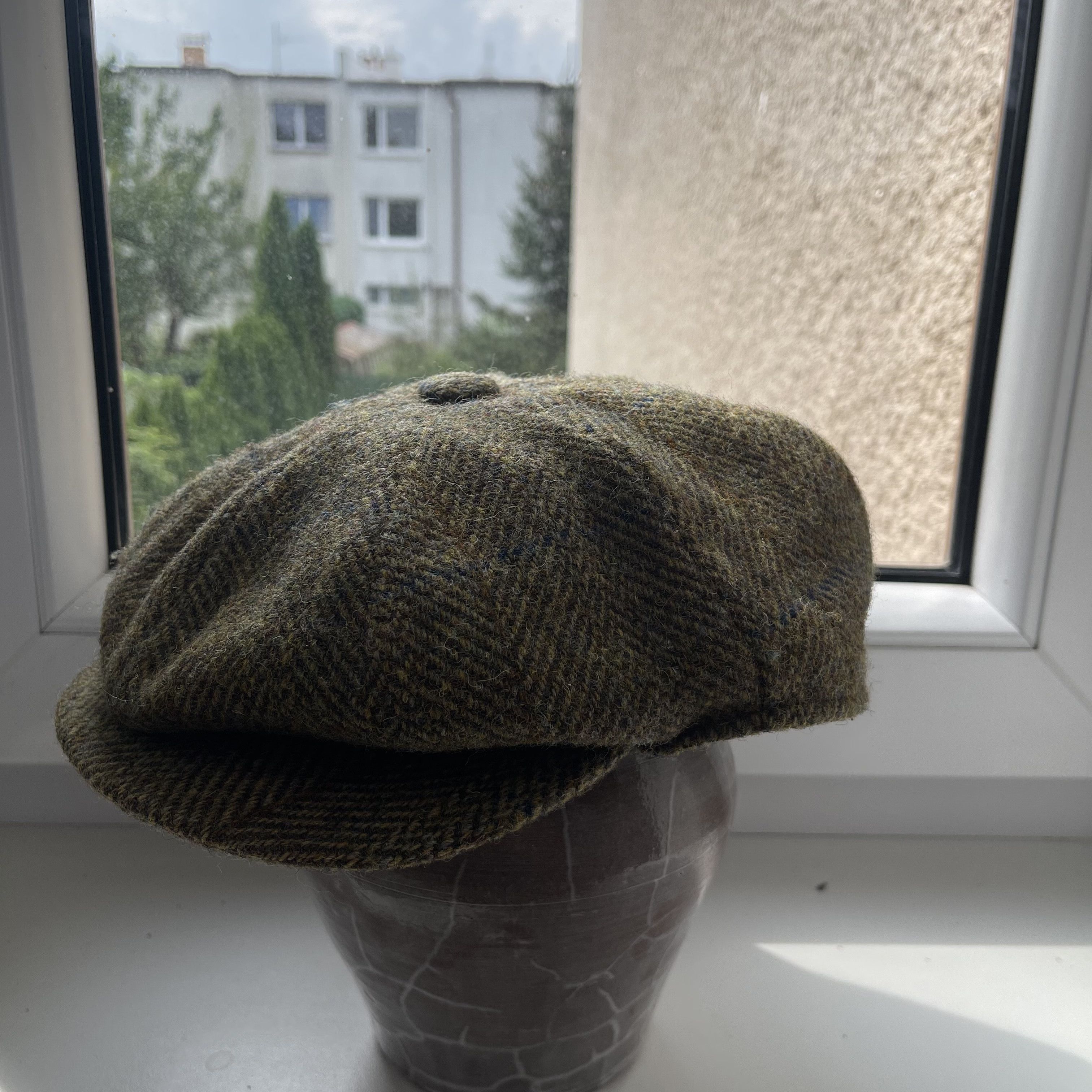 Harris Tweed × Vintage Vintage Y2K Harris Tweed Cap Streetwear Size L Size ONE SIZE - 4 Thumbnail