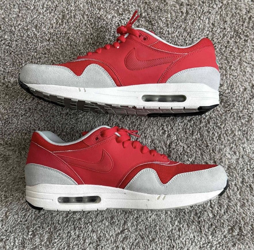 Nike Nike Air Max 1 Essential “Daring Red” Size US 12 / EU 45 - 5 Thumbnail