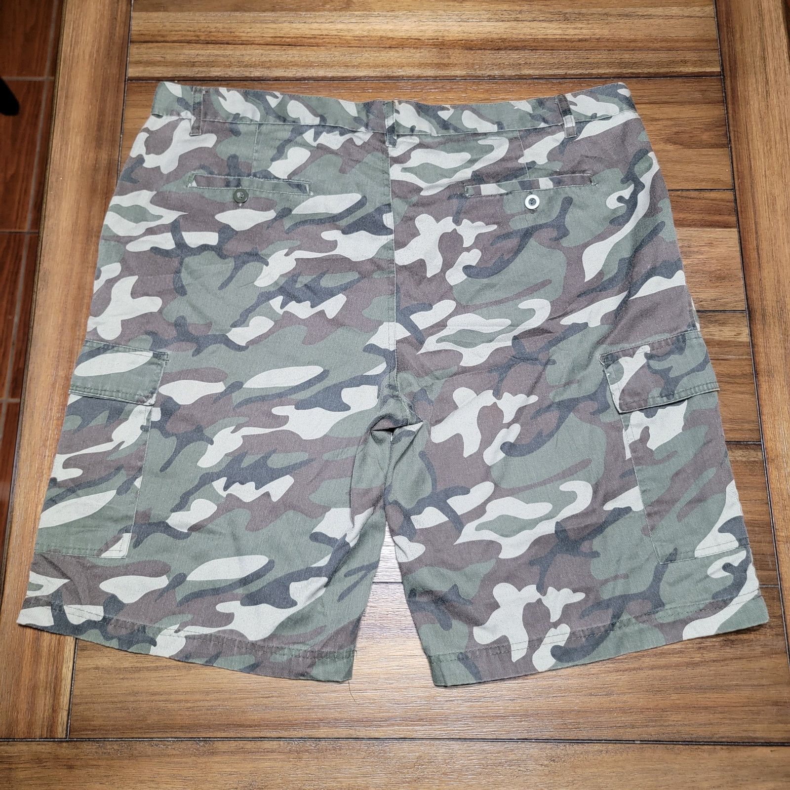 Other N&Society Green Camo Lightweight Cargo Shorts - Size 42 Size US 42 / EU 58 - 2 Thumbnail