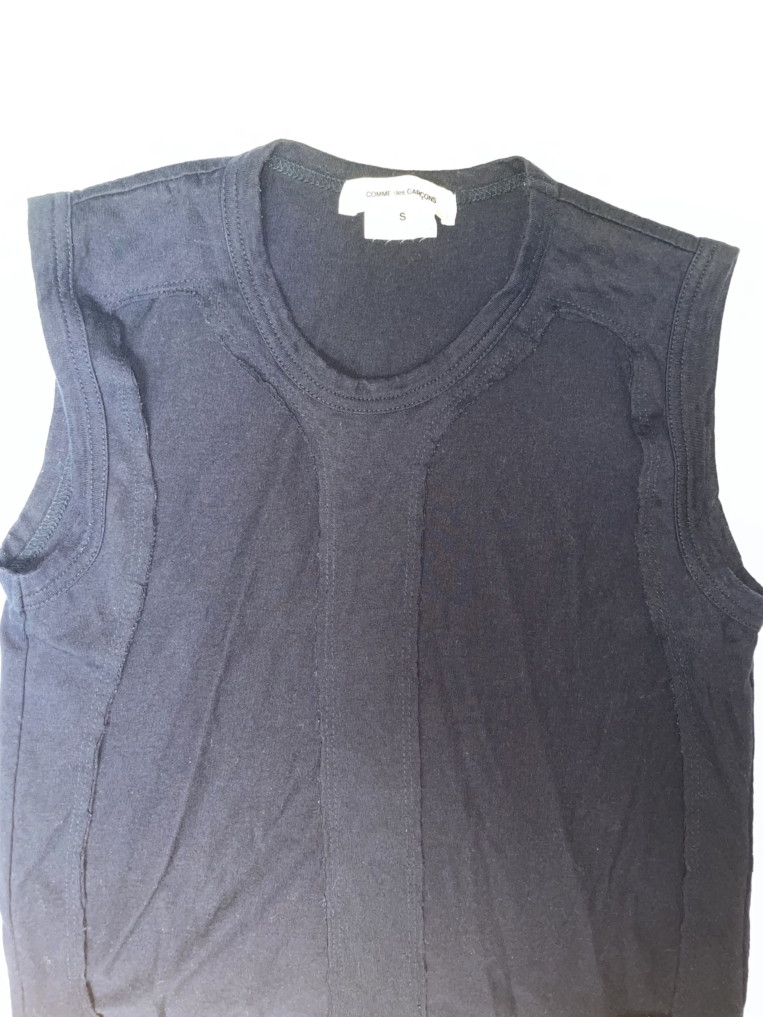 Comme des Garcons FW 2016 Cut Out Black Tank Top | Size Small Size S / US 4 / IT 40 - 7 Thumbnail