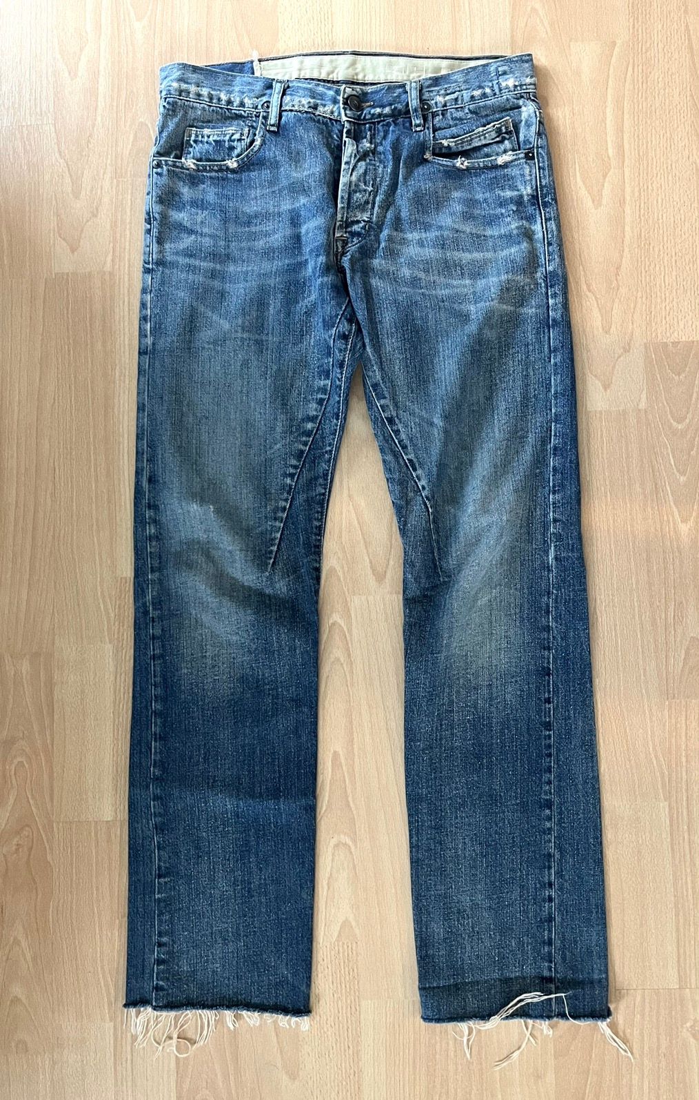 Pre-owned Rick Owens X Rick Owens Drkshdw Rick Owens Early 2000s Jeans In Blue