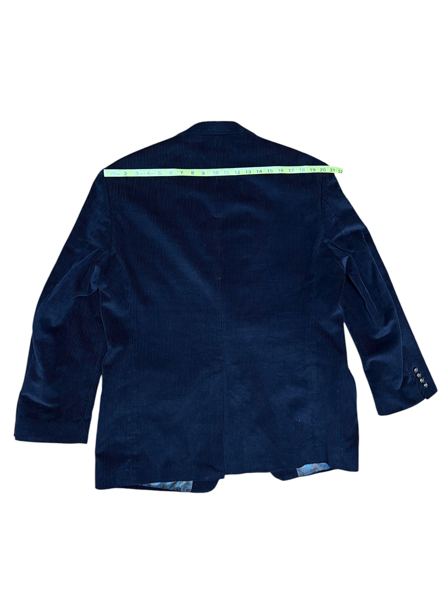 Lauren Ralph Lauren Ralph Lauren Navy Corduroy Sport Coat Paisley Sz 46 VTG Size 46R - 13 Thumbnail