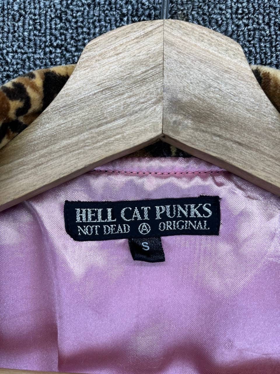 If Six Was Nine Vintage Hell Cats Punk Not Dead Leopard Jacket Size S / US 4 / IT 40 - 7 Thumbnail