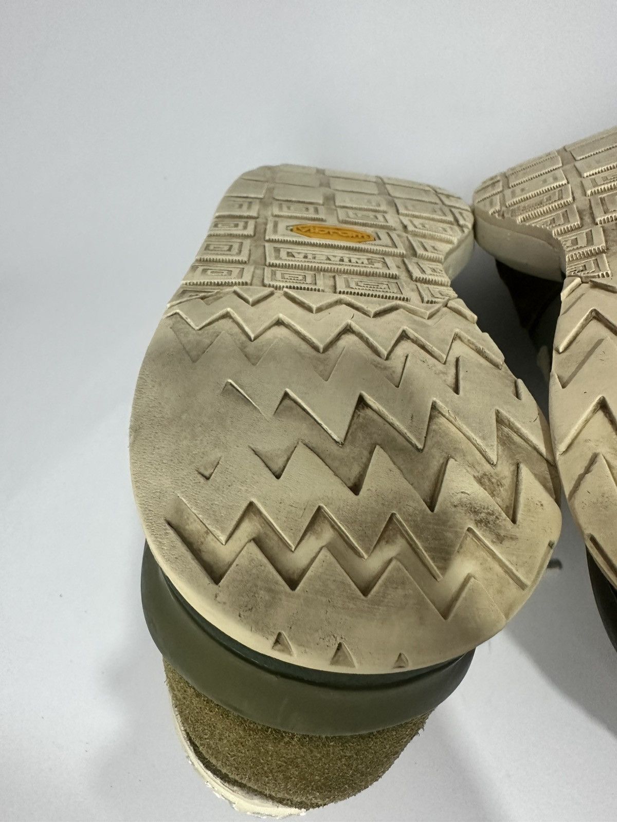 Visvim Visvim FKT Green Suede Leather Trimmed Nylon Runner Sneakers Size US 10.5 / EU 43-44 - 15 Thumbnail