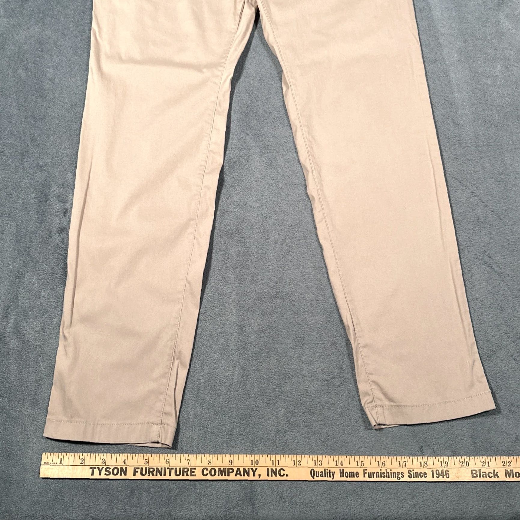 Vintage Birddogs Stretch Khakis Pants Mens 32x31 Beige Comfort Lined Casual Regular Fit Size US 32 / EU 48 - 3 Thumbnail
