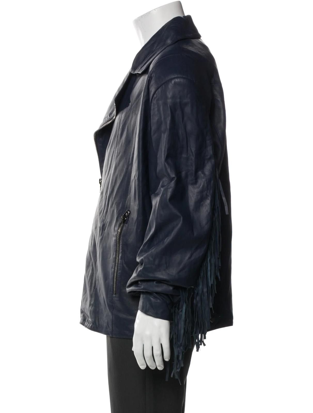 Other Marcell Von Berlin Lamb Leather Moto Jacket w/ Tags Size: L Size US L / EU 52-54 / 3 - 2 Thumbnail