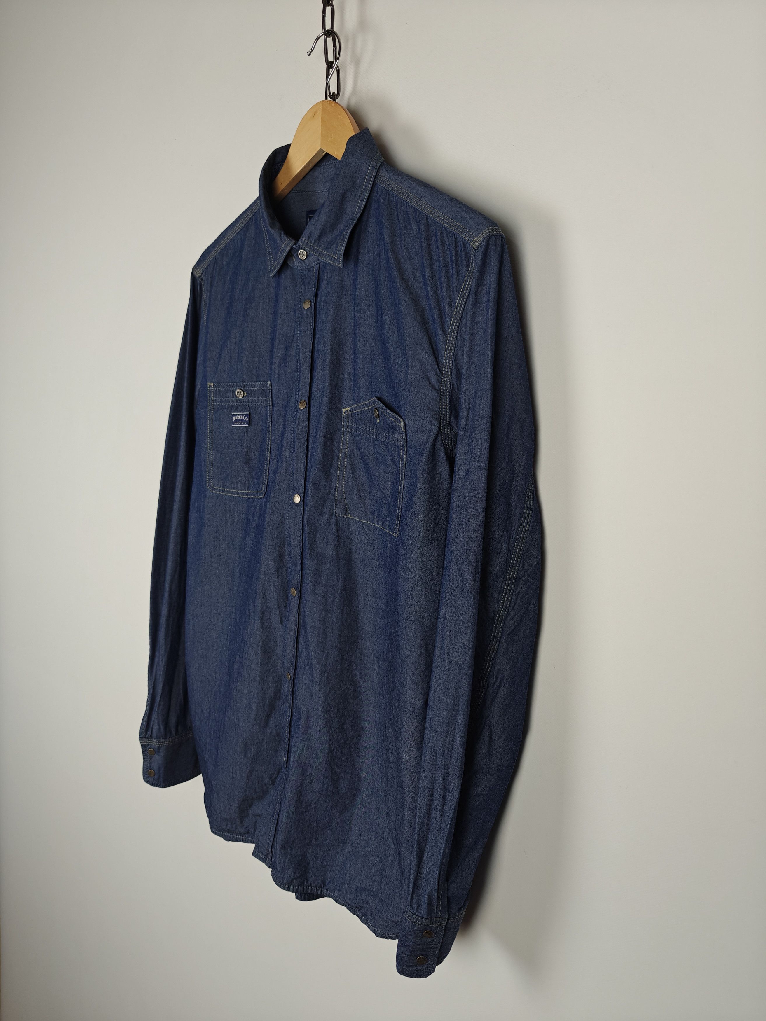 Diesel Diesel Industry Denim Shirt Blue size XL Size US XL / EU 56 / 4 - 6 Thumbnail