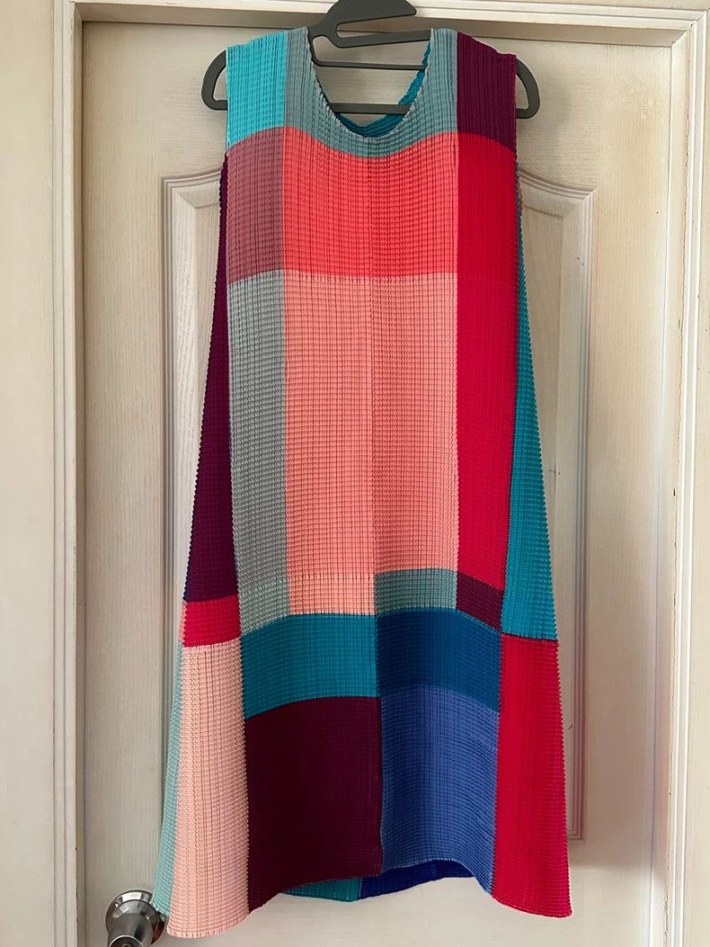 Issey Miyake Issey Miyake size:2 Mainline color block dress Size XS / US 0-2 / IT 36-38 - 1 Thumbnail