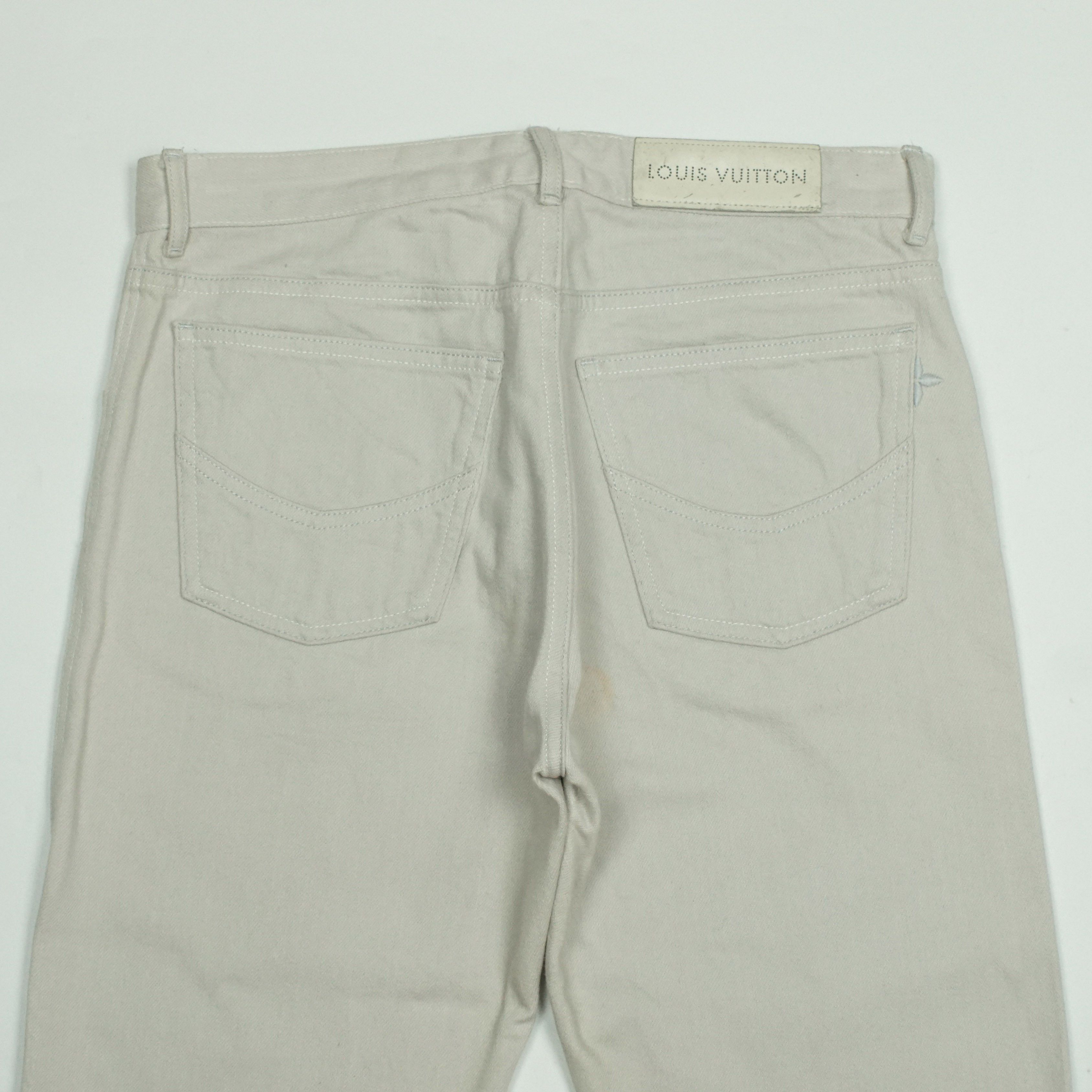 Louis Vuitton *NoTariff Louis Vuitton Light Grey Pants Size 30" / US 8 / IT 44 - 11 Thumbnail