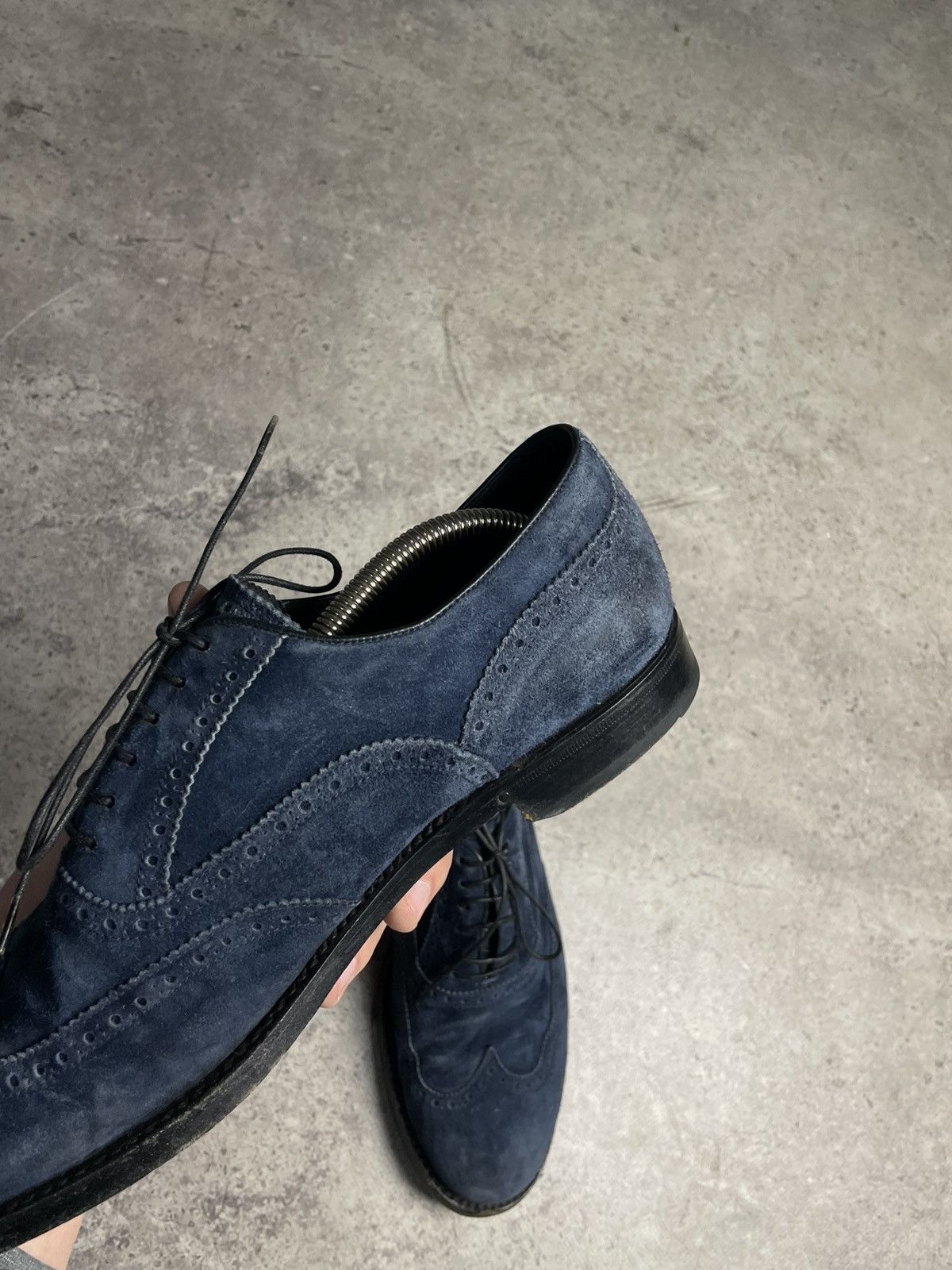 Brioni Brioni Low Top Suede Shoes Luxury RARE Size US 8 / EU 41 - 7 Thumbnail