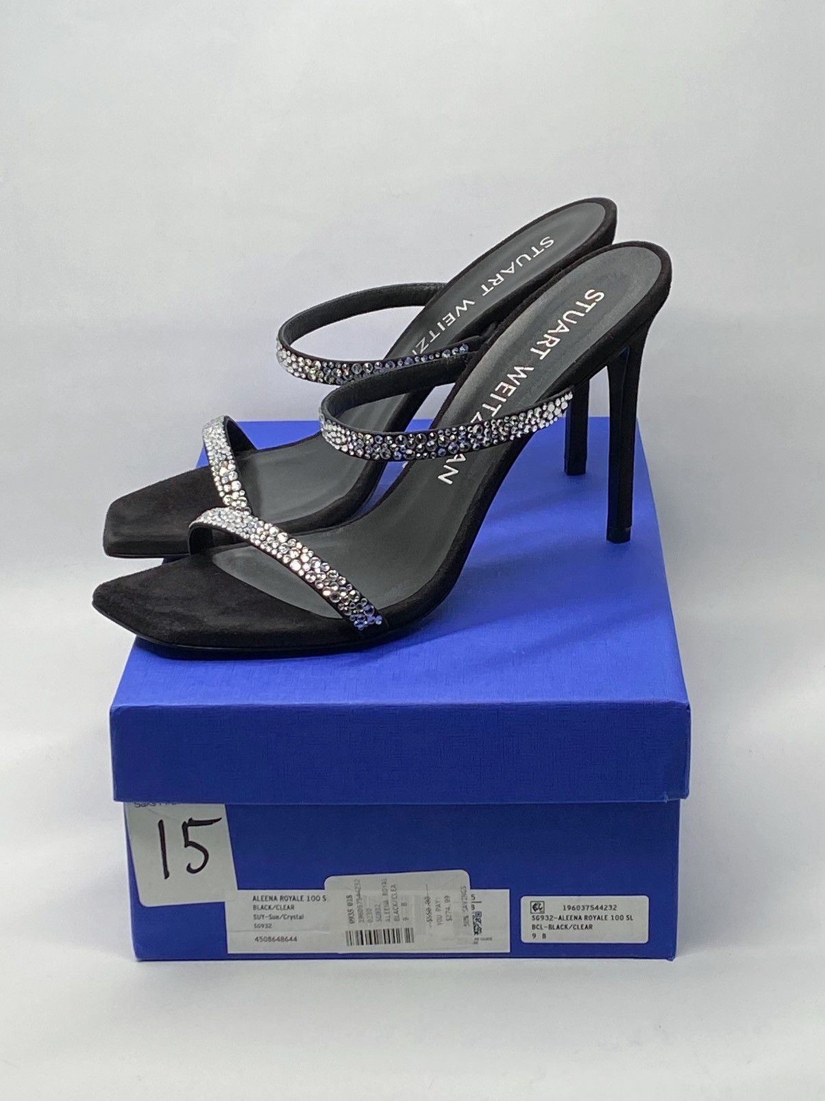 Stuart Weitzman Stuart Weitzman Suede Embellished Sandals size 9 Size US 9 / IT 39 - 8 Thumbnail