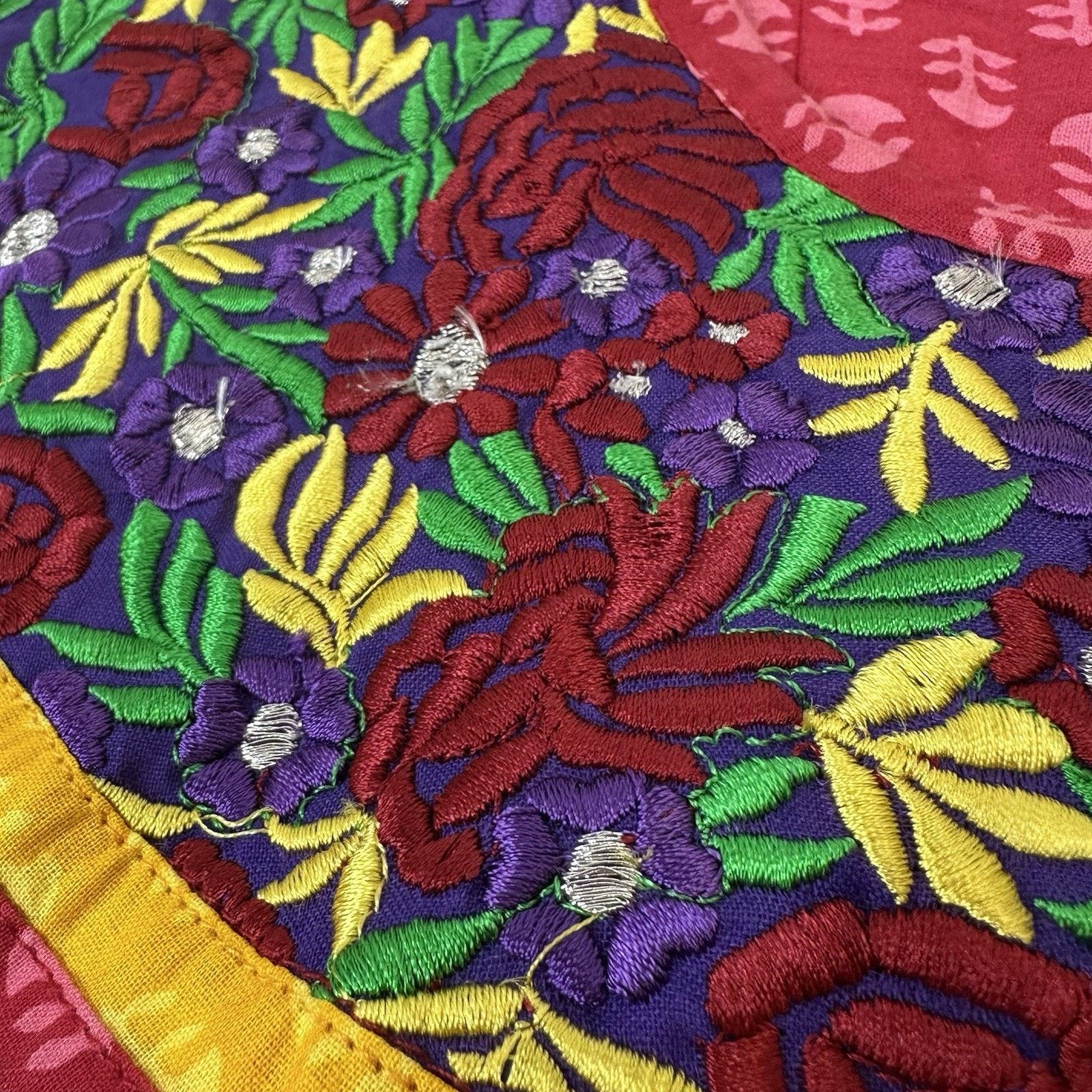 Other Short Sleeve Body Con Fit And Flare Embroidered Dress Boho Size M / US 6-8 / IT 42-44 - 5 Thumbnail