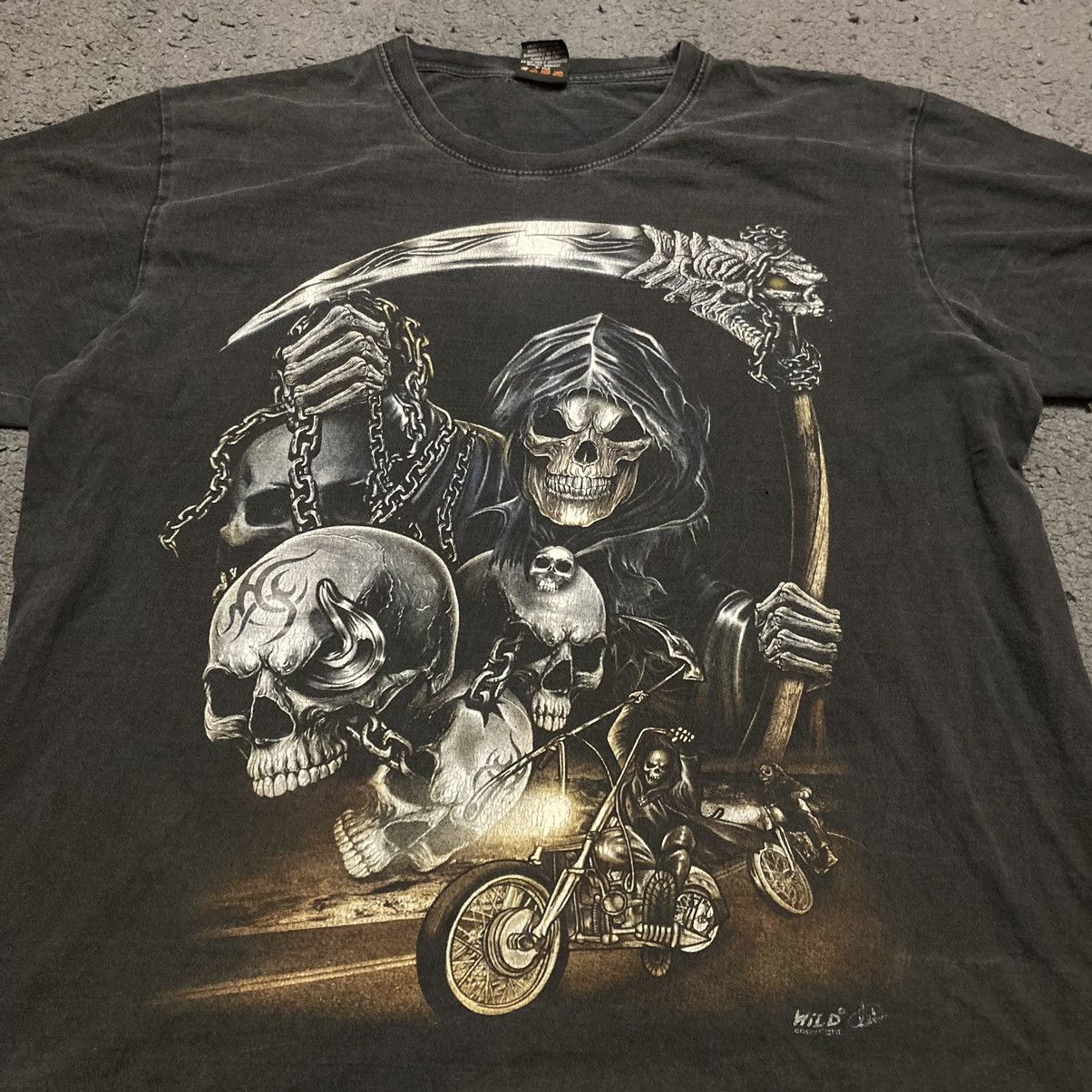 Hysteric Glamour True Vintage Y2K Adult Horror Death Face Skeleton Size US XL / EU 56 / 4 - 2 Thumbnail