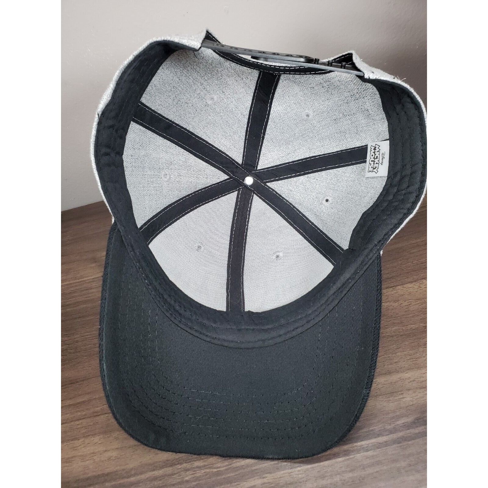 Disney Disney Mickey Mouse Hat 2018 Gray Snapback Cap Adjustable Size ONE SIZE - 7 Thumbnail