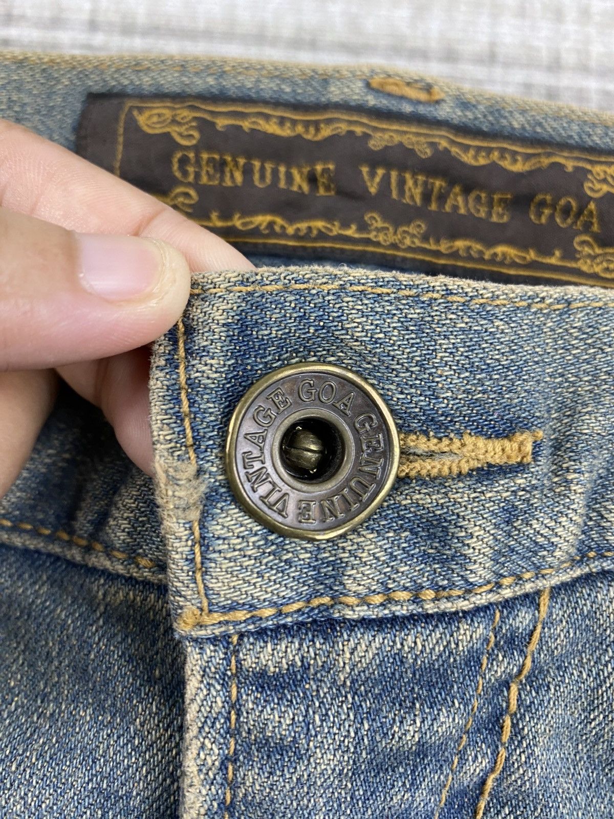 GOA Vintage GOA Distressed Denim Punk Jeans Size US 29 - 12 Thumbnail