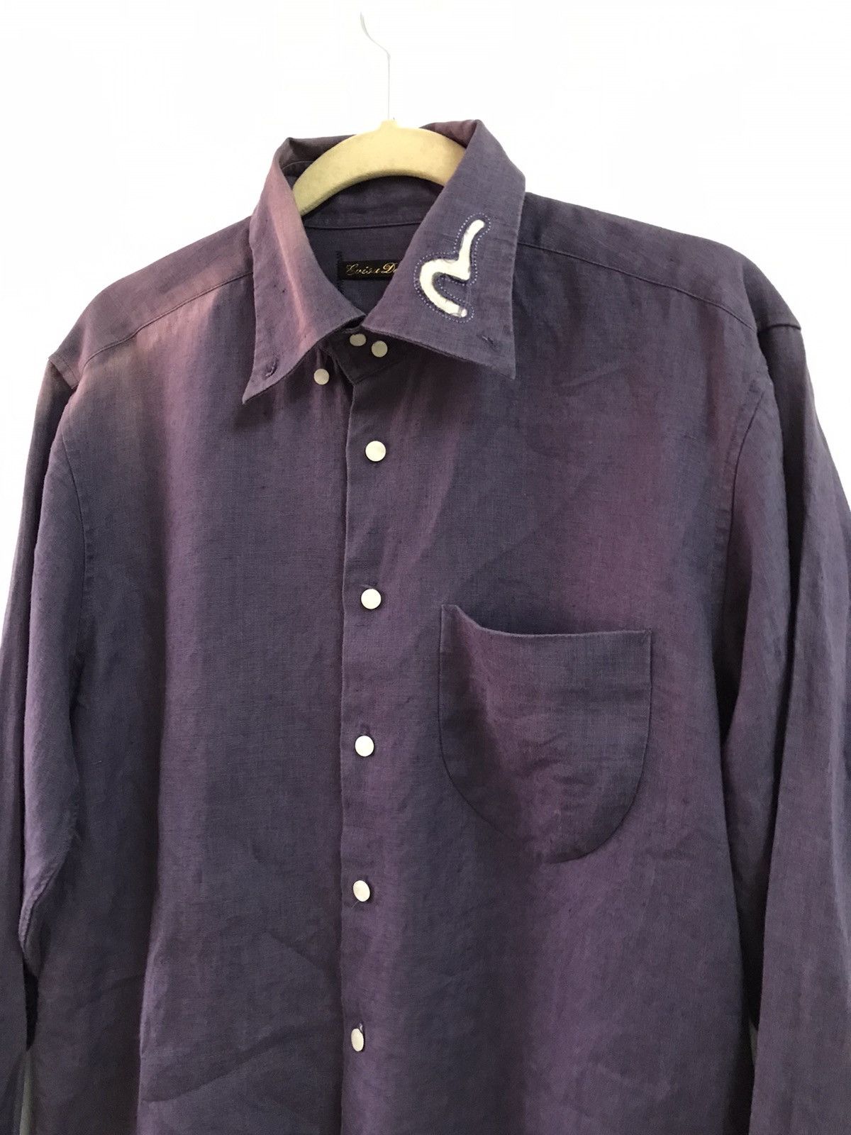 Evisu Evisu Deluxe Japan Long Cuffs Shirt Size US M / EU 48-50 / 2 - 3 Thumbnail