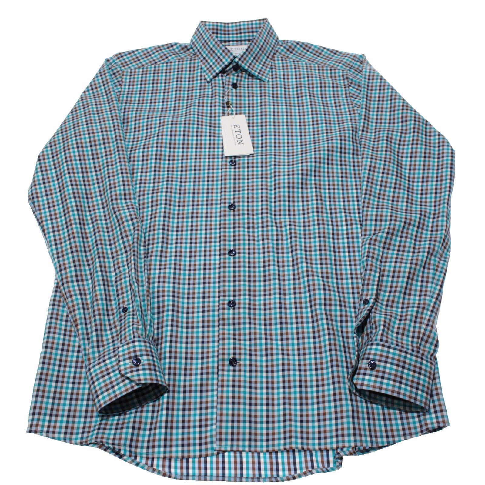Eton Eton New with tags Shirt Size L US In Blue Size US L / EU 52-54 / 3 - 3 Thumbnail