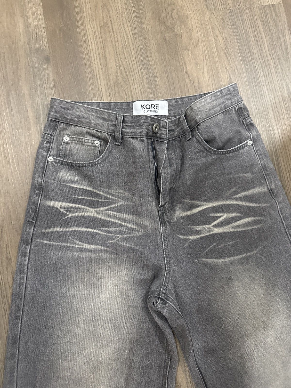 Vintage Black baggy jeans by Kore Size US 32 / EU 48 - 3 Thumbnail