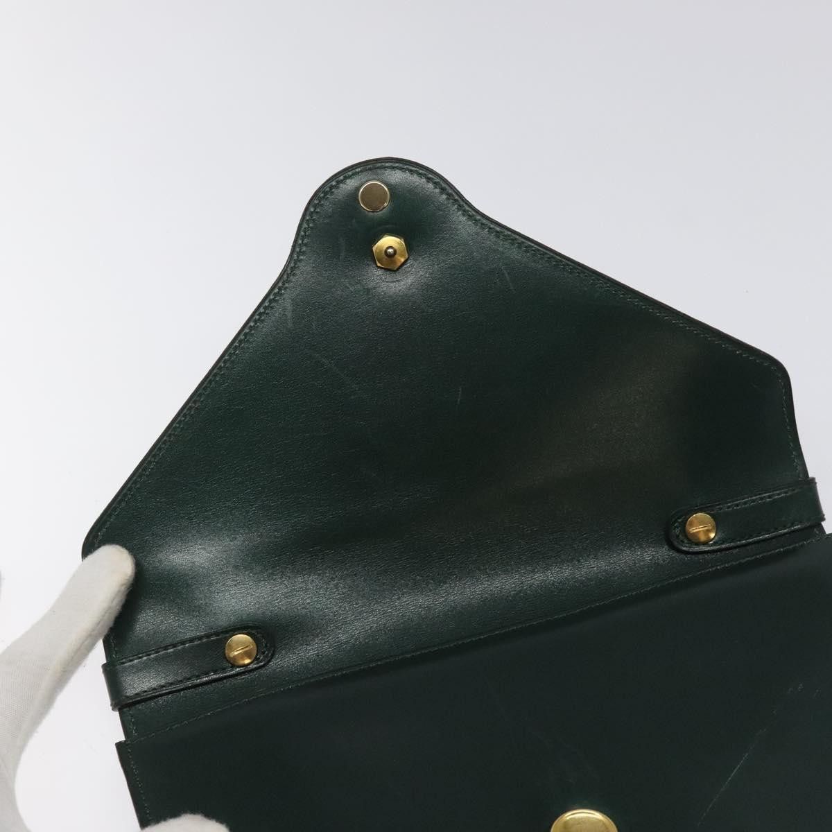 Dior DIOR Hand Bag Leather Green Gold Size ONE SIZE - 15 Thumbnail