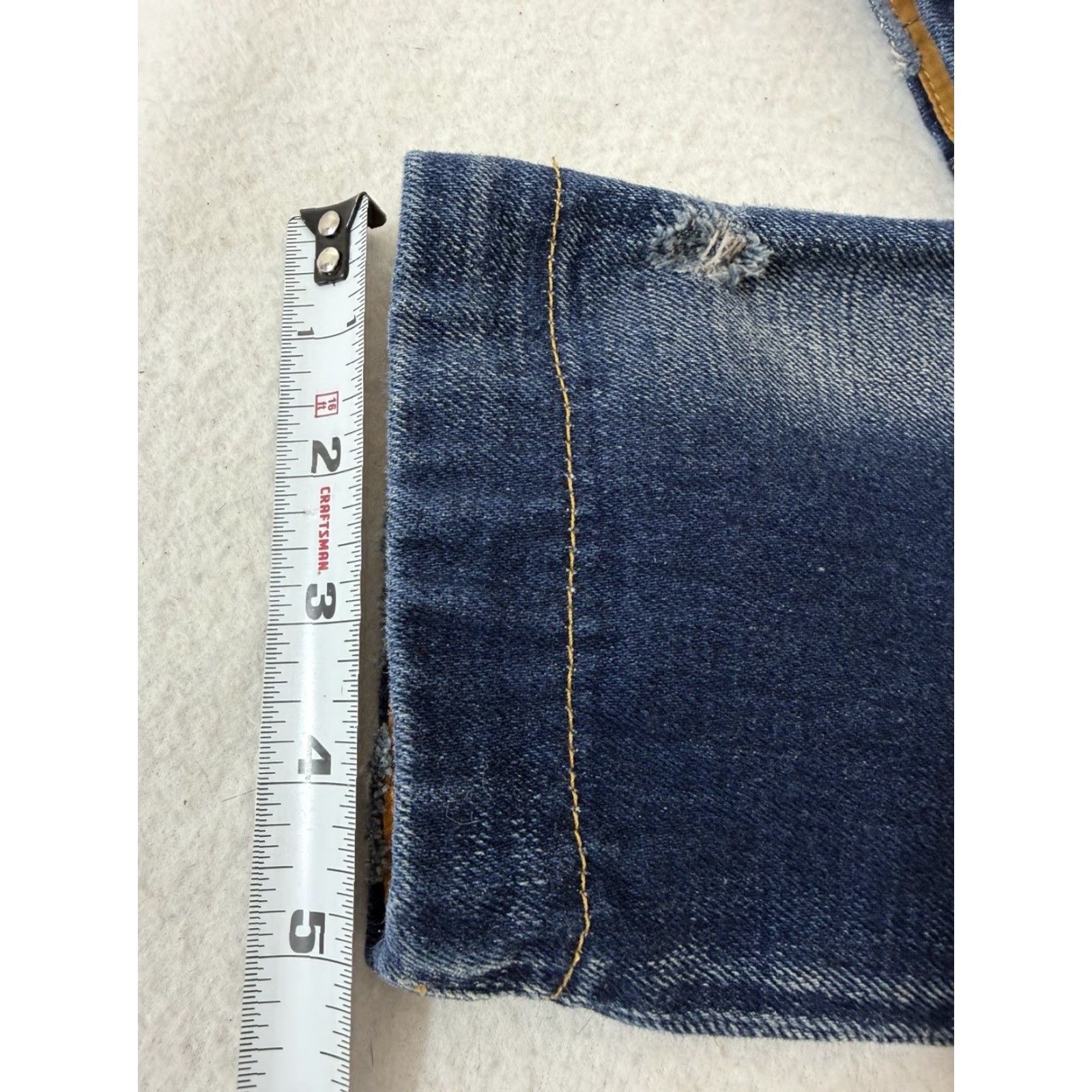 Diesel Diesel Jeans Boyfriend Relaxed Blue Denim Size 25 Womens 24in Inseam 32in L Distressed Bathrooms? Size 42" / US 20 - 4 Thumbnail