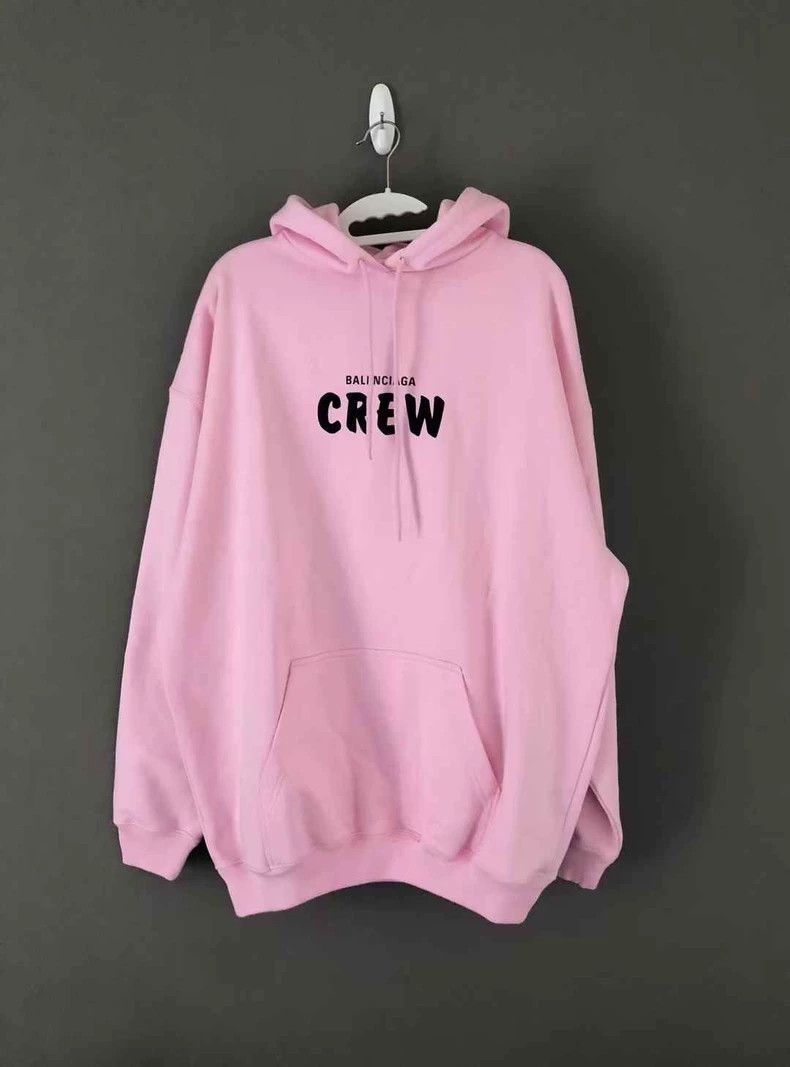 Balenciaga Pink crew Hoodie 2501-Nextarrow