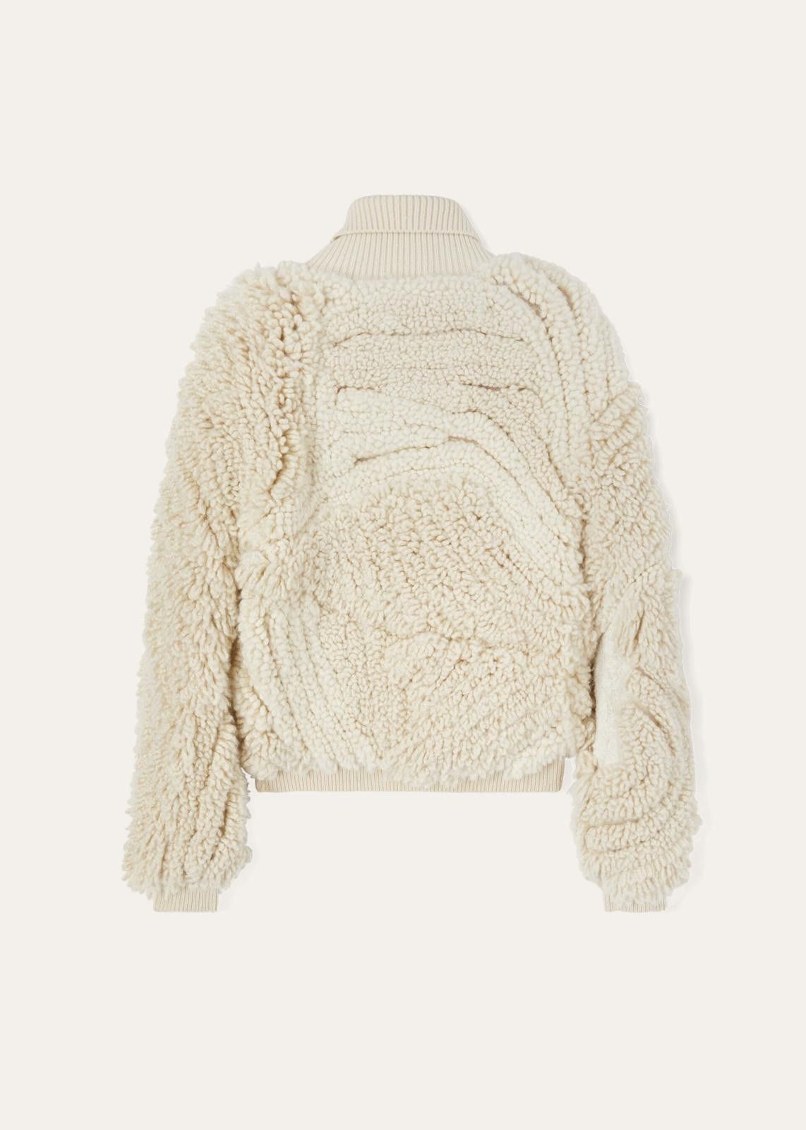 Loro Piana o1srvl11e0125 Engelberg Turtleneck Sweater in Cream Size M / US 6-8 / IT 42-44 - 2 Thumbnail