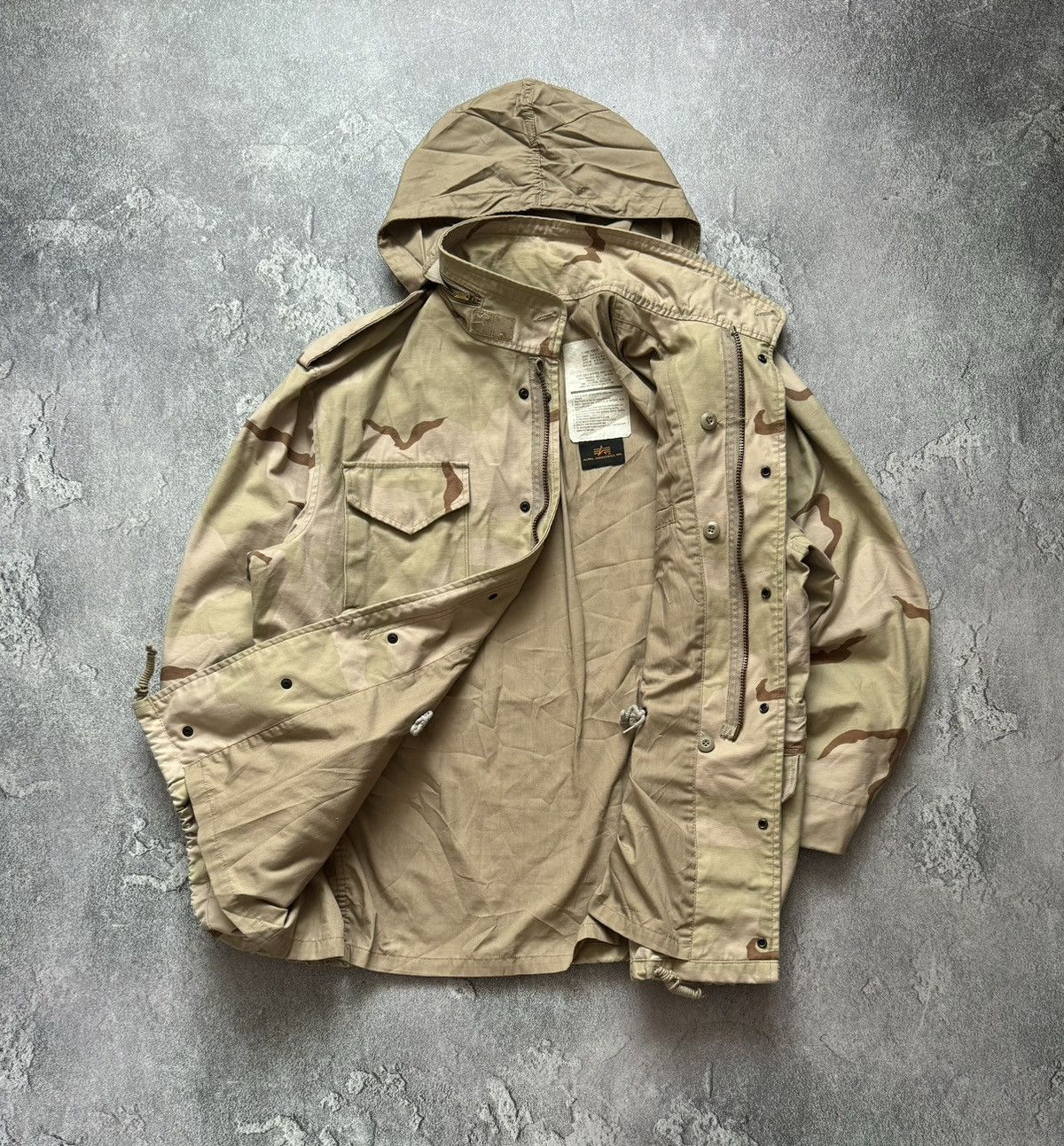 Alpha Industries × Vintage Alpha industries XL M-65 field coat jacket military cargo Size US XL / EU 56 / 4 - 13 Thumbnail