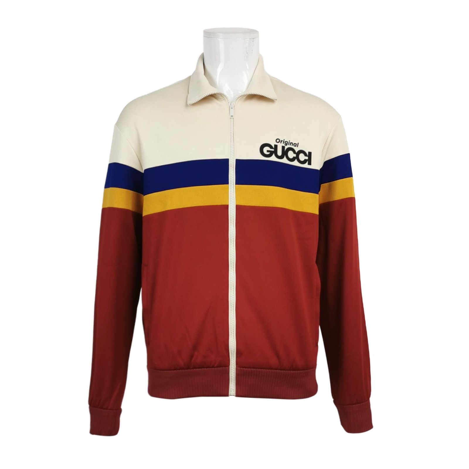 Gucci Gucci Colorblock Logo Zip Collar Jacket S Size US S / EU 44-46 / 1 - 1 Thumbnail