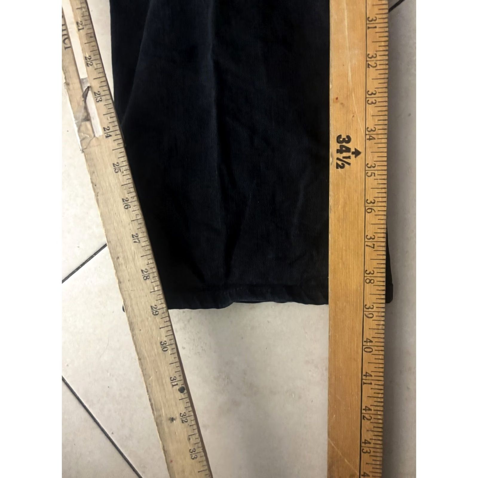Polo Ralph Lauren Polo Ralph Lauren Jeans Mens 42 Relaxed Straight Black Denim 5-Pocket Zip Fly 30in Inseam Men’s Straight Leg Stylish Casual Wear Big & Tall Size US XL / EU 56 / 4 - 6 Thumbnail