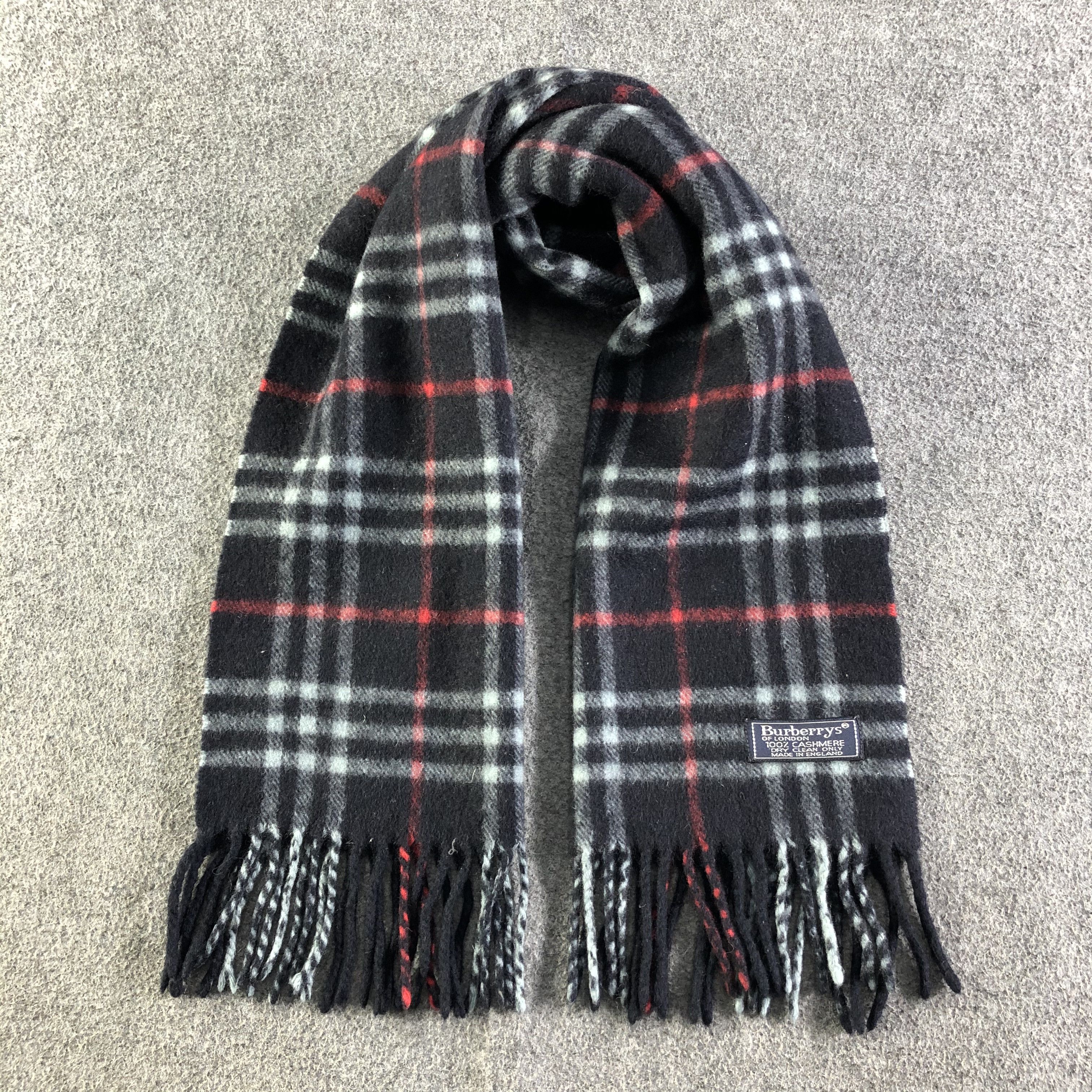 Burberry Burberry Cashmere Scarf / Muffler / Neckwear P472 Size ONE SIZE - 1 Thumbnail
