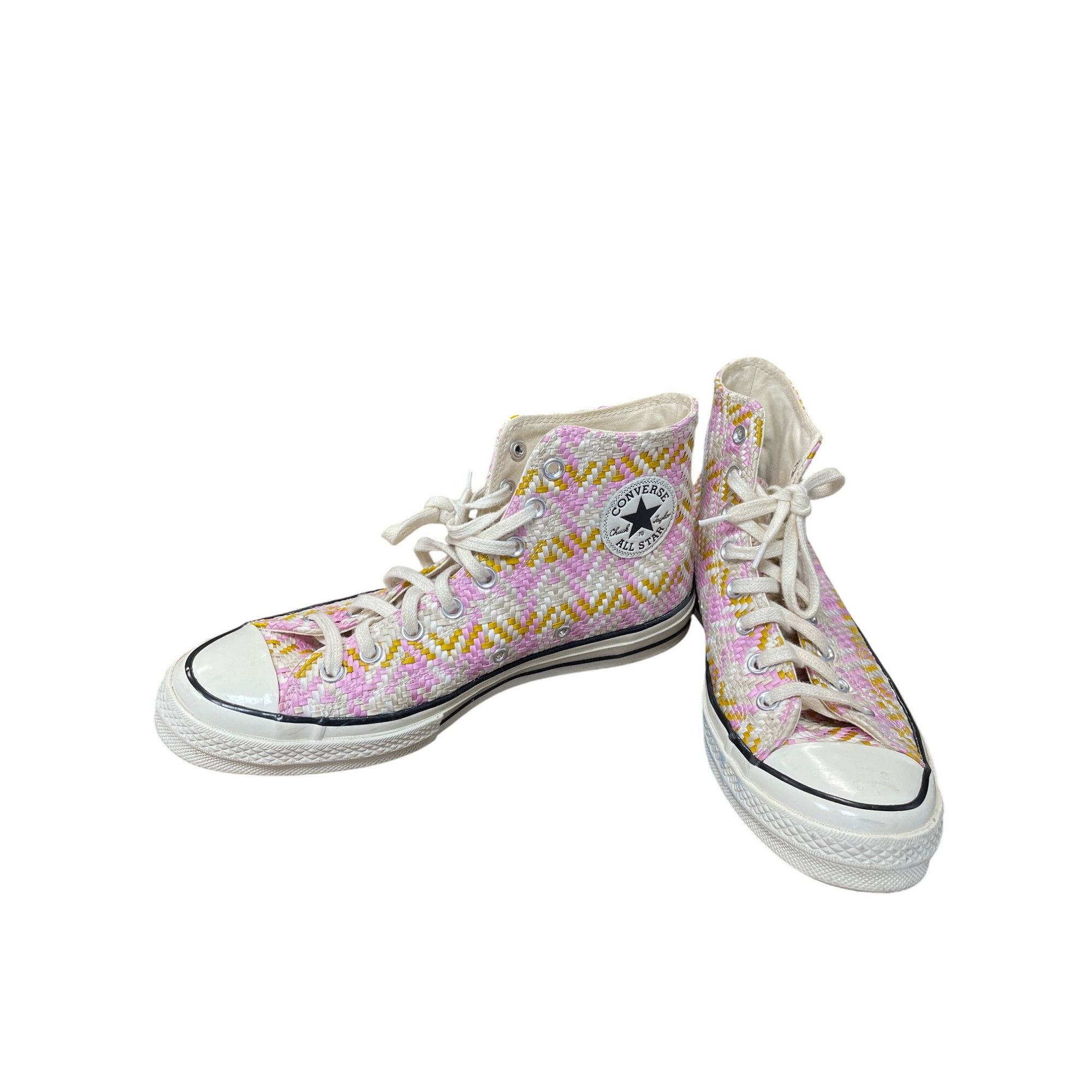 Converse Converse Chuck Taylor All Star Woven High Pink yellow mens 9 Size US 9 / EU 42 - 2 Thumbnail