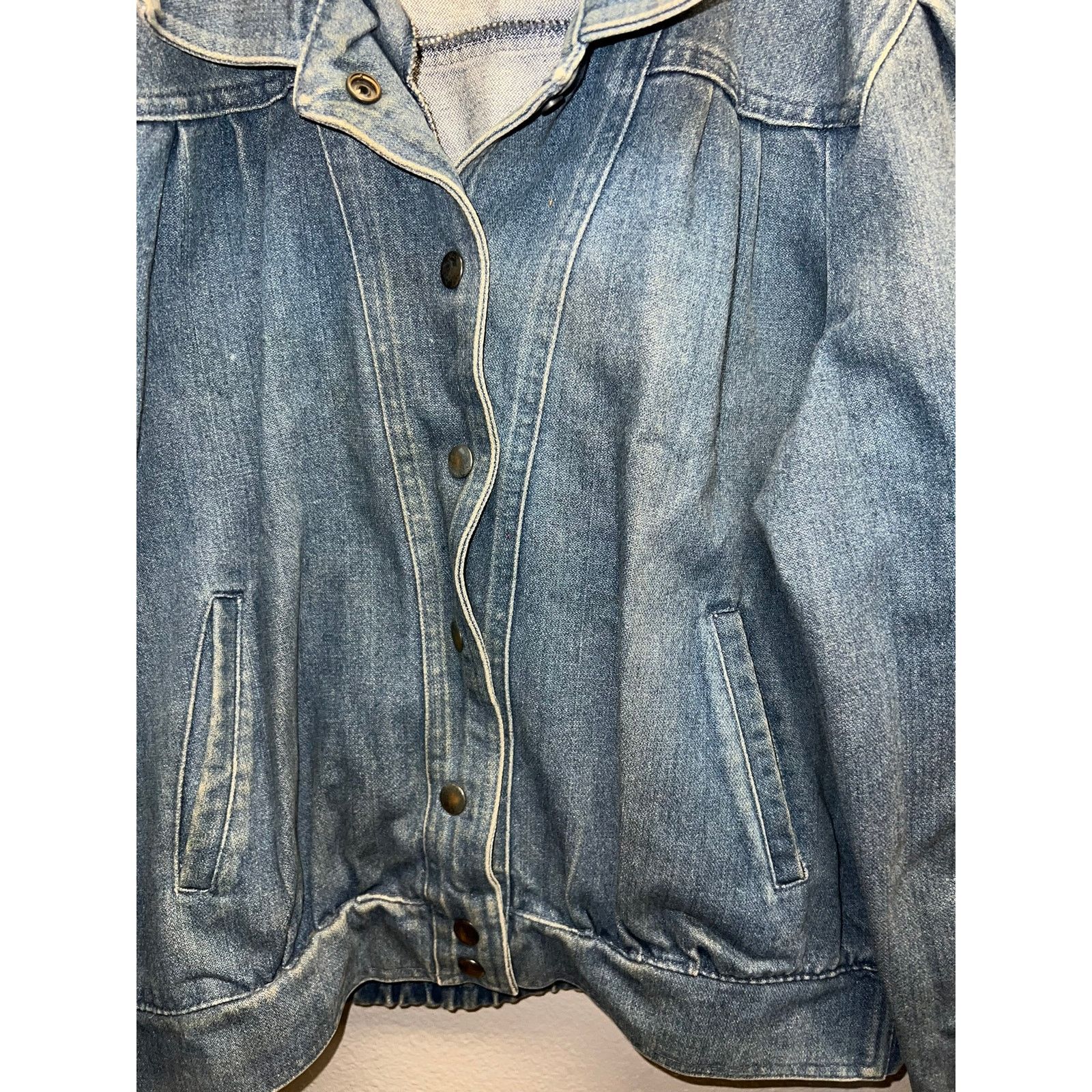 Vintage Womens Vintage Sergio Valente Denim Jacket Button Up 90s l Size L / US 10 / IT 46 - 4 Thumbnail