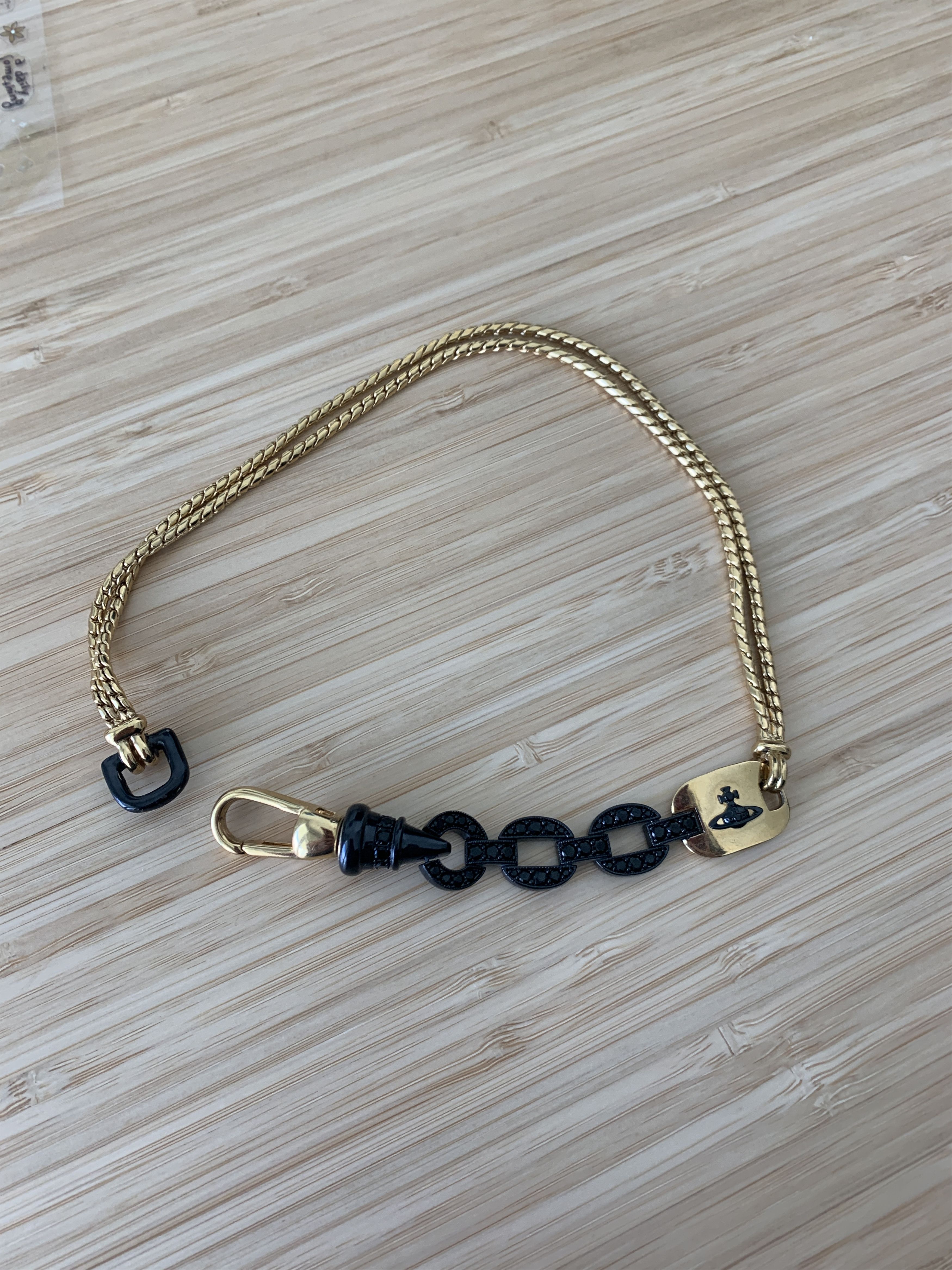 Vivienne Westwood Multi Detailed Chain / Link / Orb Crystal Choker Necklace Size ONE SIZE - 4 Thumbnail