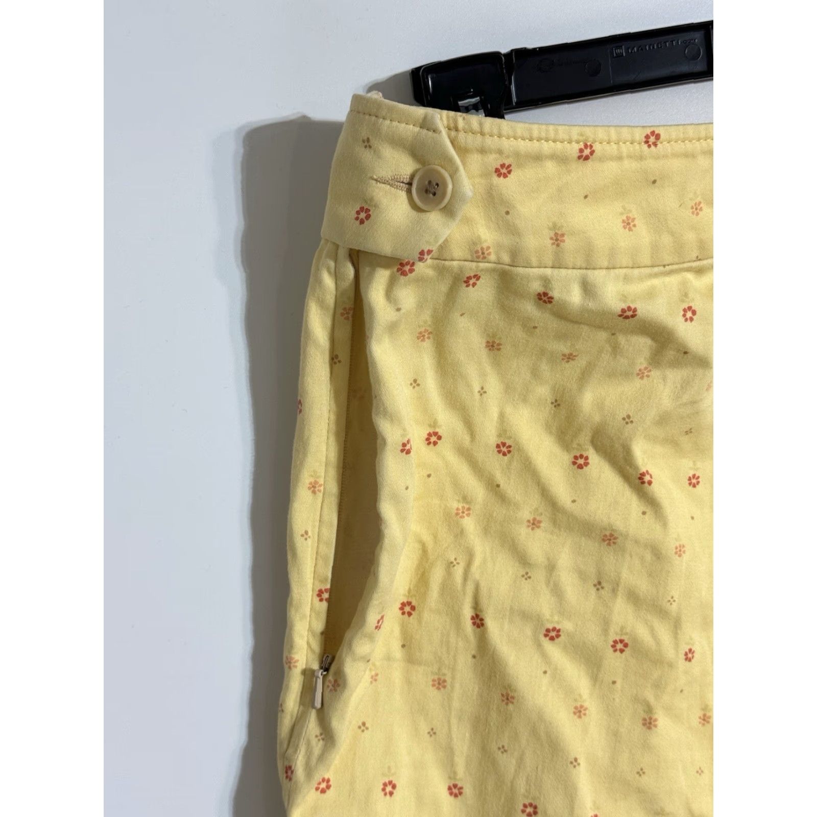 Etro VINTAGE Real Clothes Pants Womens 8 High Rise Embroidered Floral Yellow 70s Boho Hippie Festival Beach 80s Flower Cottagecore Womens Size 30" / US 8 / IT 44 - 5 Thumbnail