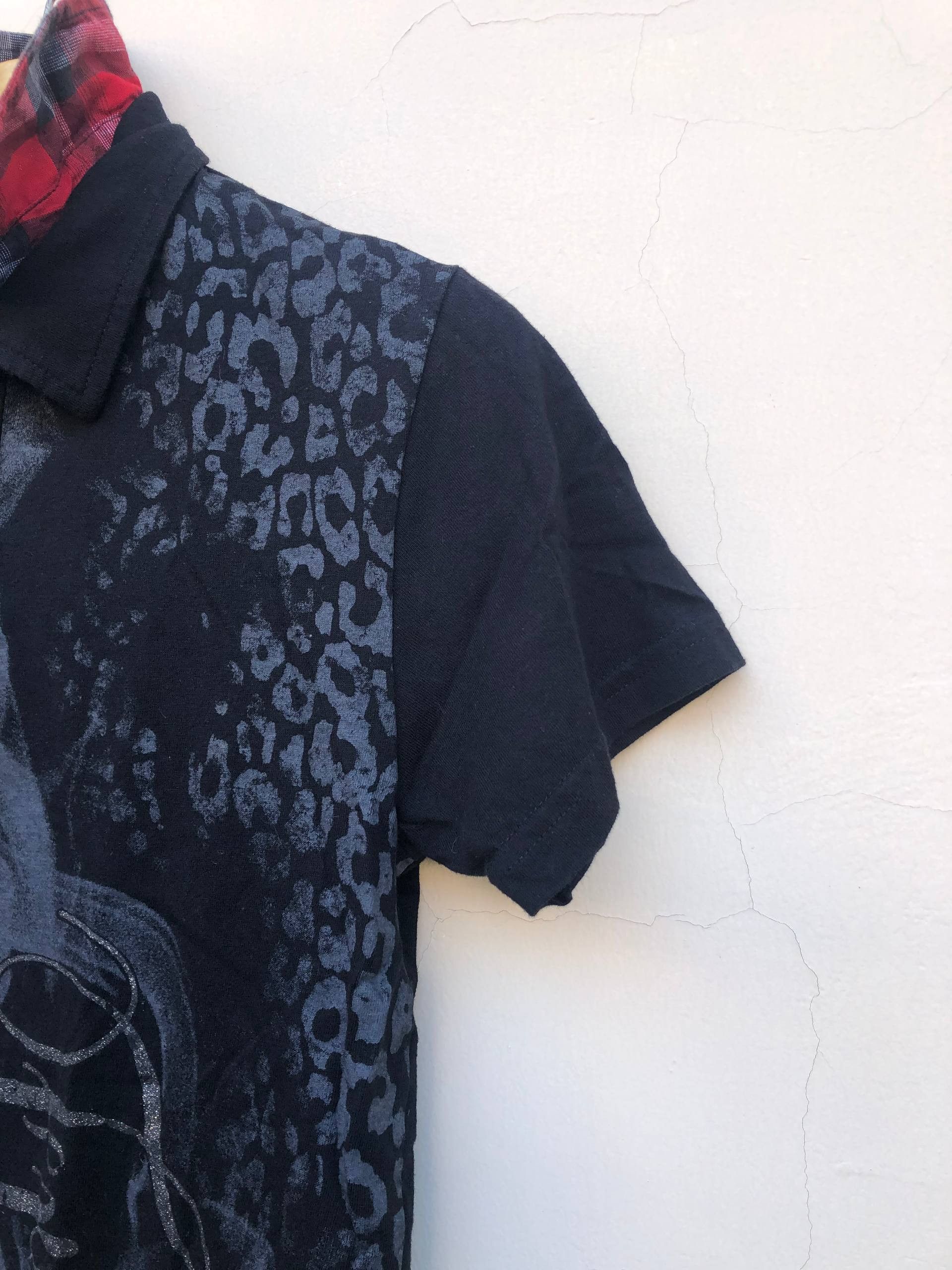 If Six Was Nine Double Collar Layer poem Clash Vkei Style Y2k Size US S / EU 44-46 / 1 - 6 Thumbnail