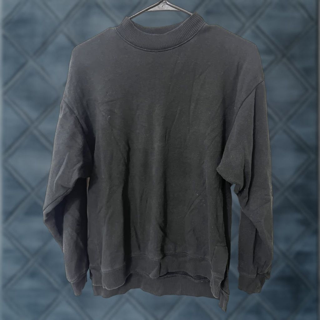 American Eagle Outfitters American Eagle Outfitters Womens Black Soft Chunky Knit Pullover Sweater XS Long Sleeve Casual Size XS / US 0-2 / IT 36-38 - 1 Thumbnail