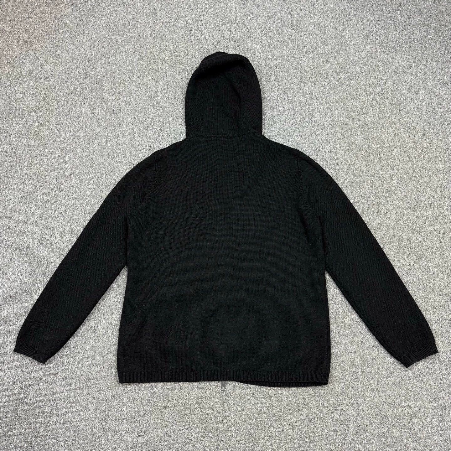 Burberry Burberry Black Wool Zip-Hooded Pocket Jacket M Size US M / EU 48-50 / 2 - 2 Thumbnail