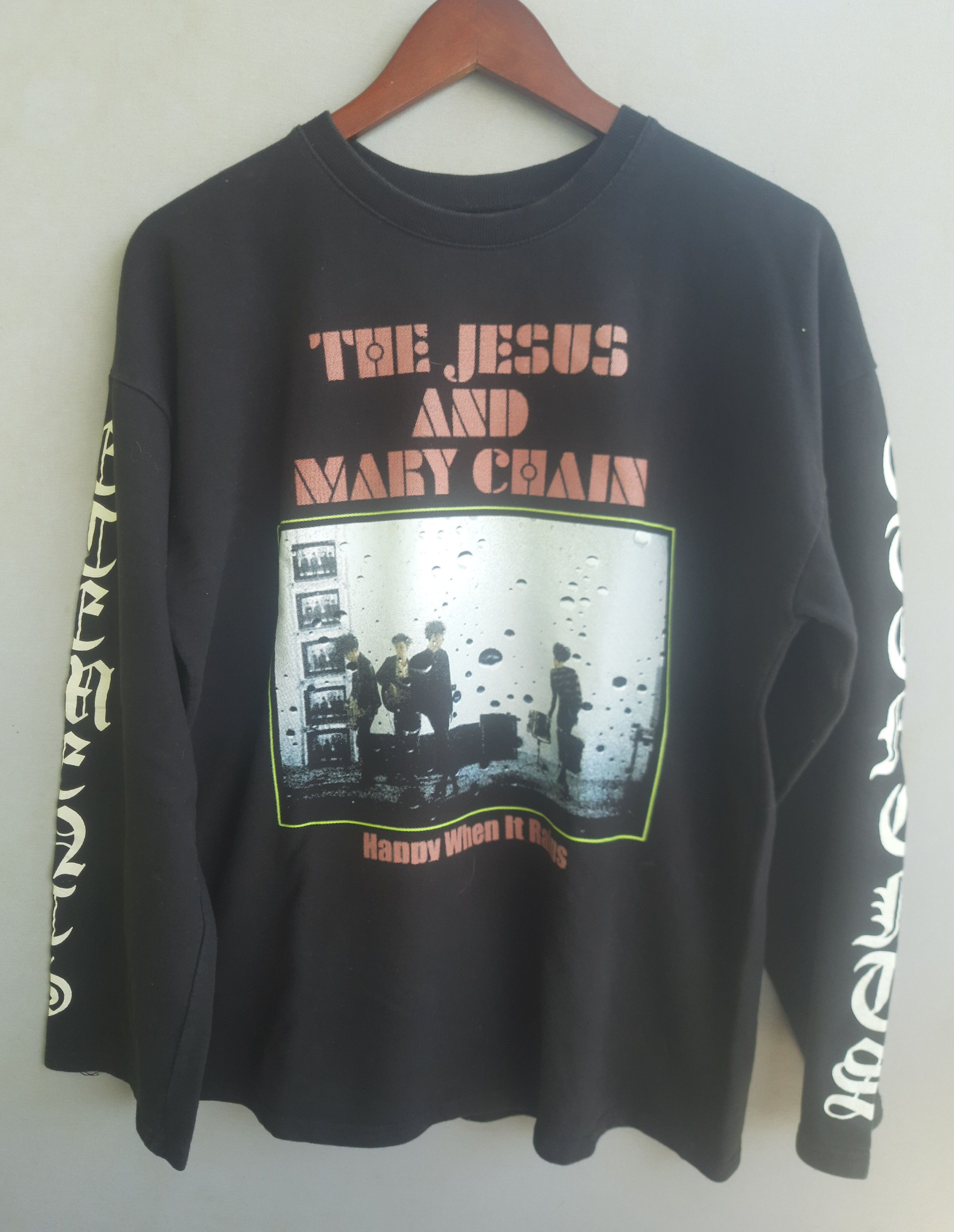 Band Tees The Jesus And Mary Chain Happy When it Rains Fan Made Size US S / EU 44-46 / 1 - 2 Thumbnail
